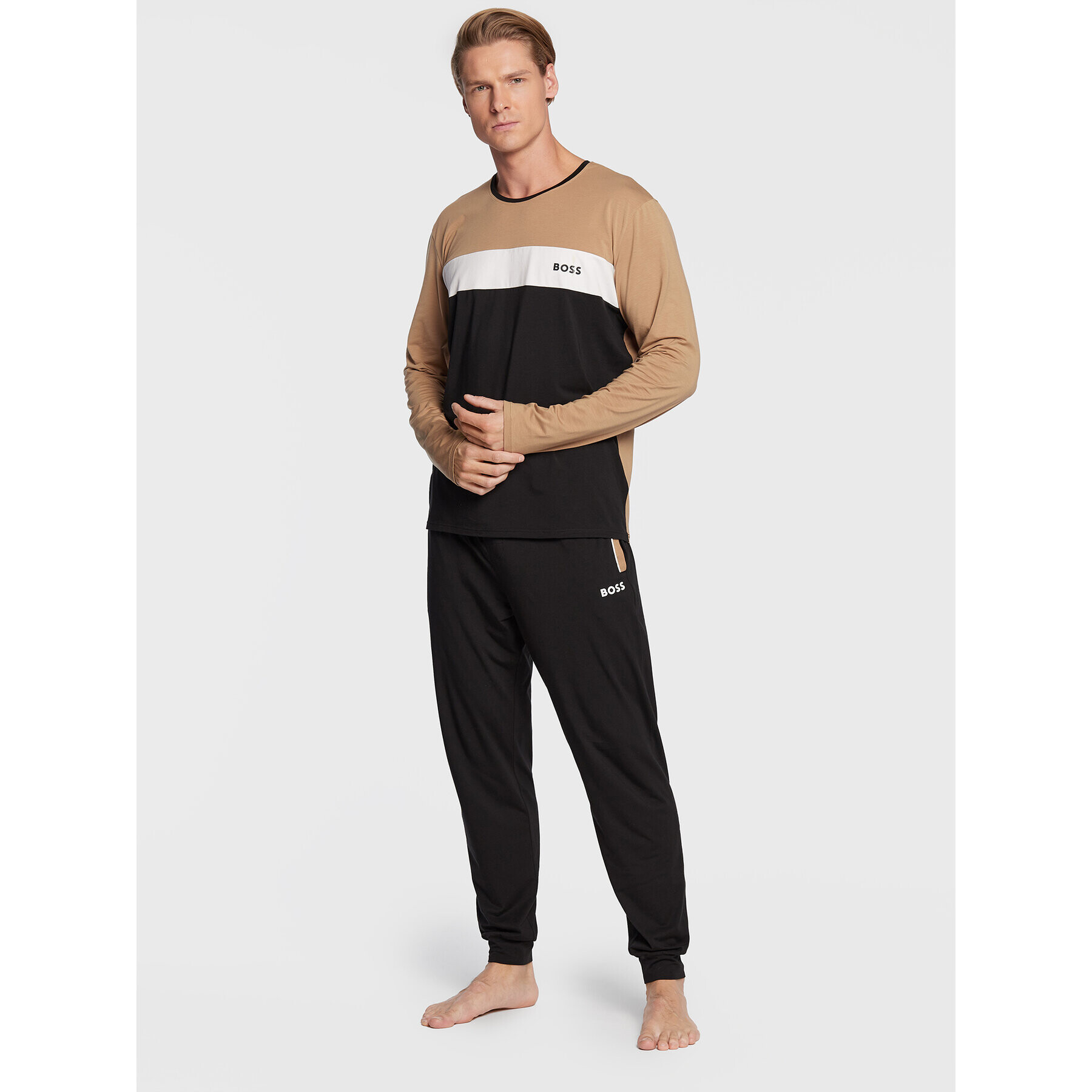 Boss Cămașă pijama Balance 50479293 Colorat Regular Fit - Pled.ro