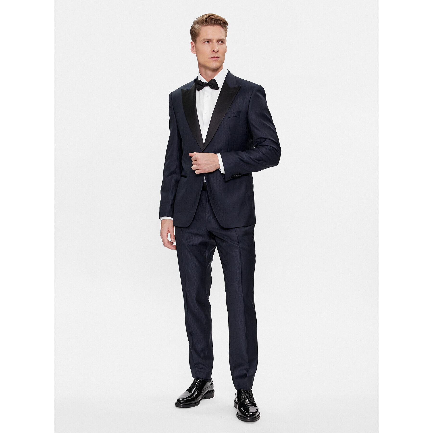 Boss Costum H-Huge-2Pcs-Tux-231 50502449 Bleumarin Slim Fit - Pled.ro