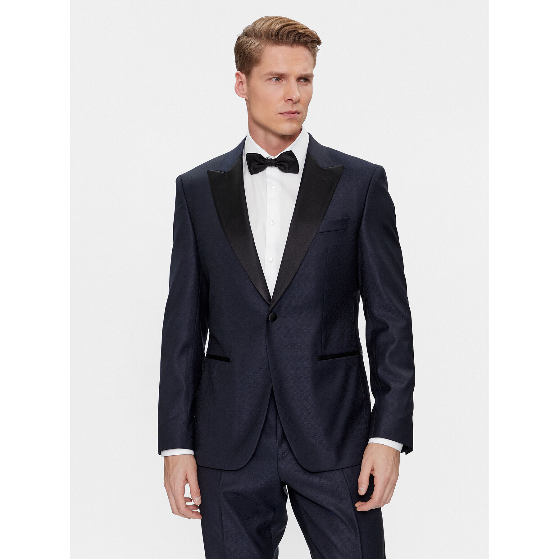 Boss Costum H-Huge-2Pcs-Tux-231 50502449 Bleumarin Slim Fit - Pled.ro