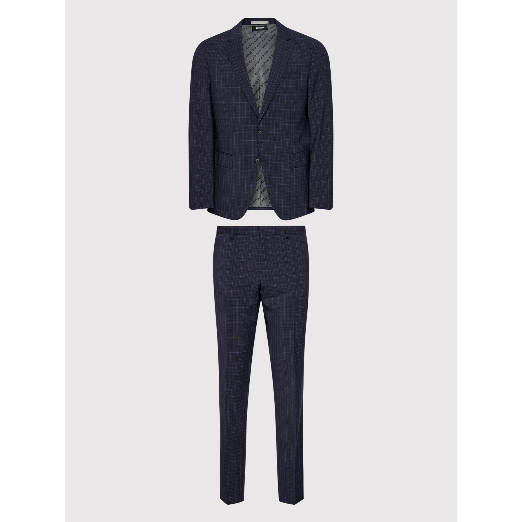 Boss Costum P-Huge-214 50458941 Bleumarin Slim Fit - Pled.ro