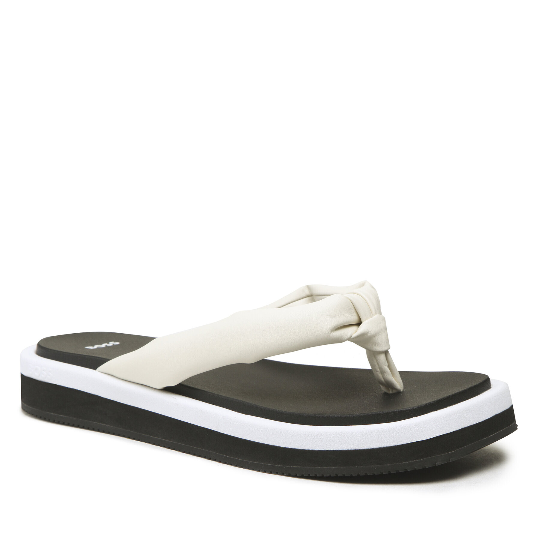 Boss Flip flop Allie Thong 50493108 Alb - Pled.ro