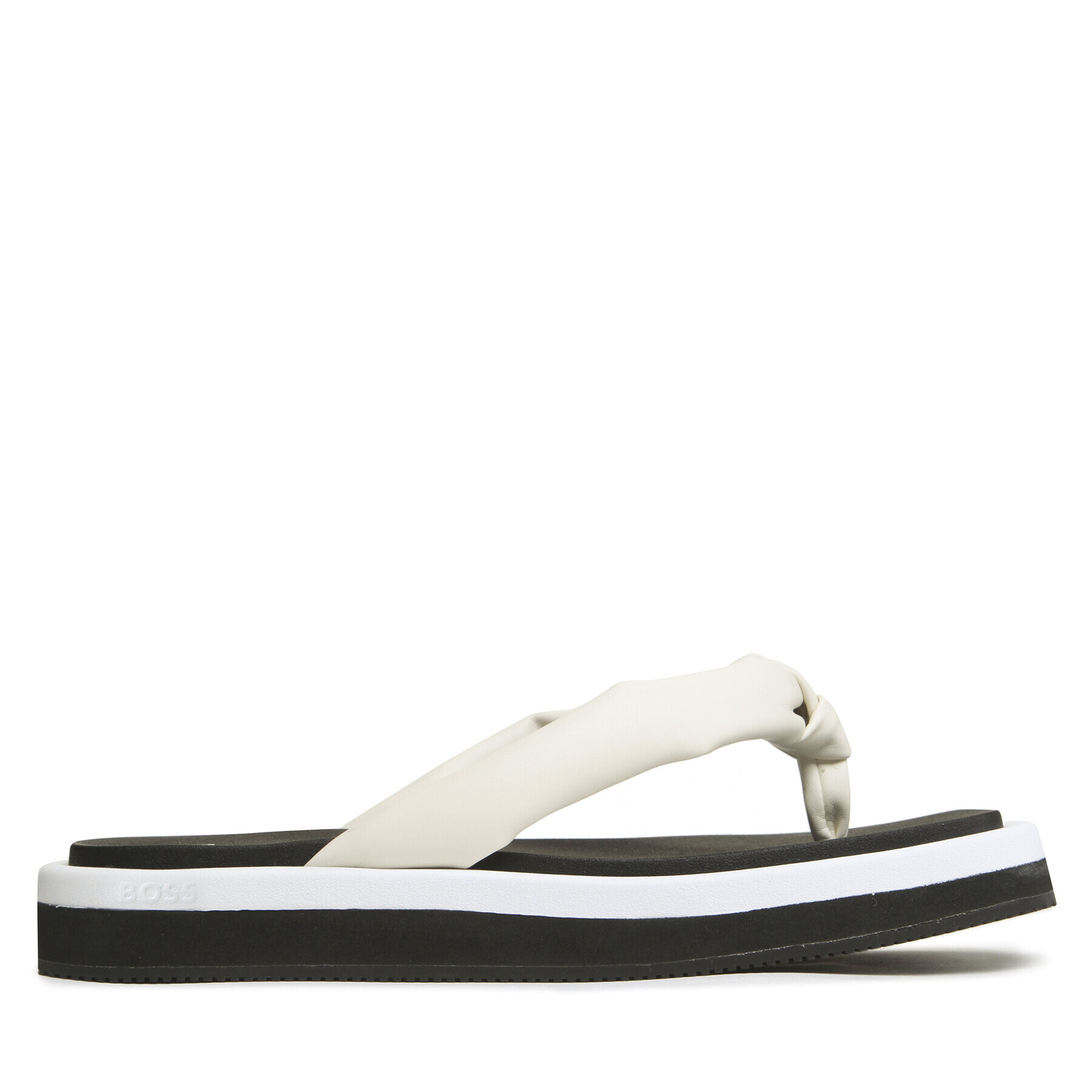 Boss Flip flop Allie Thong 50493108 Alb - Pled.ro