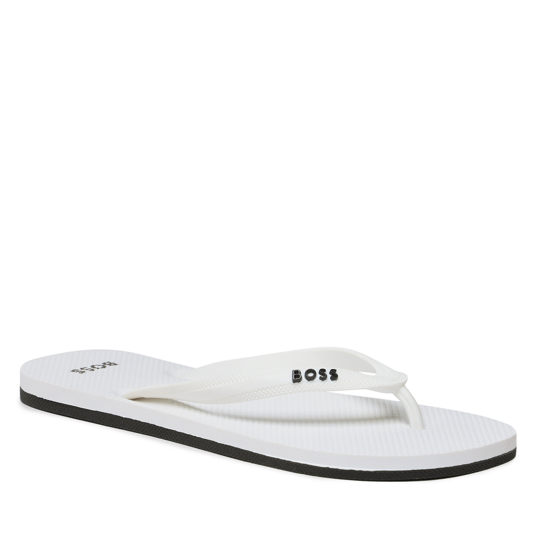 Boss Flip flop Tracy 50488925 10248526 01 Alb - Pled.ro