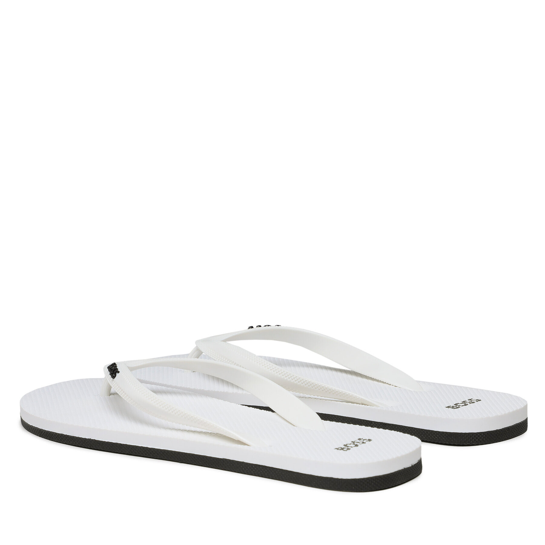 Boss Flip flop Tracy 50488925 10248526 01 Alb - Pled.ro