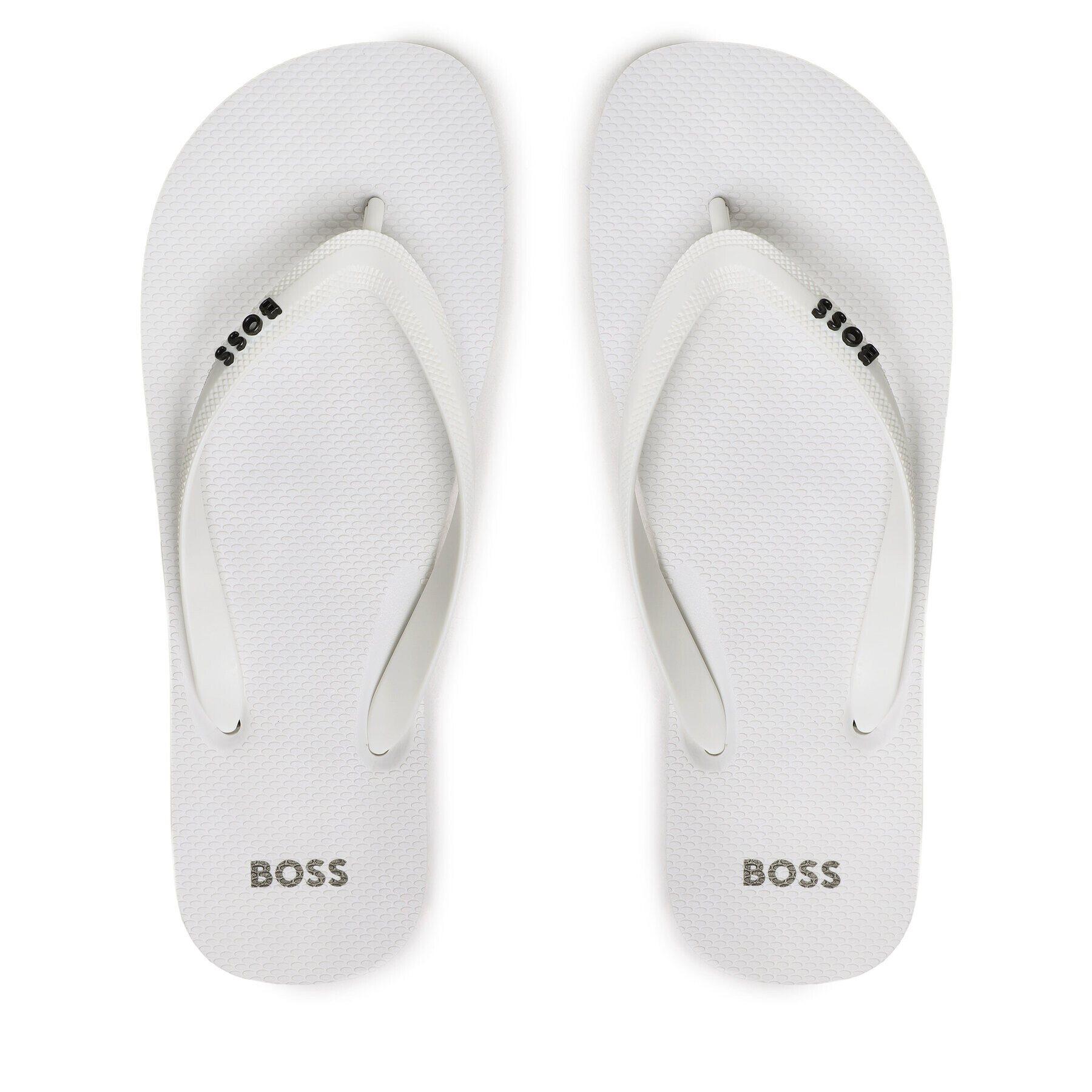 Boss Flip flop Tracy 50488925 10248526 01 Alb - Pled.ro