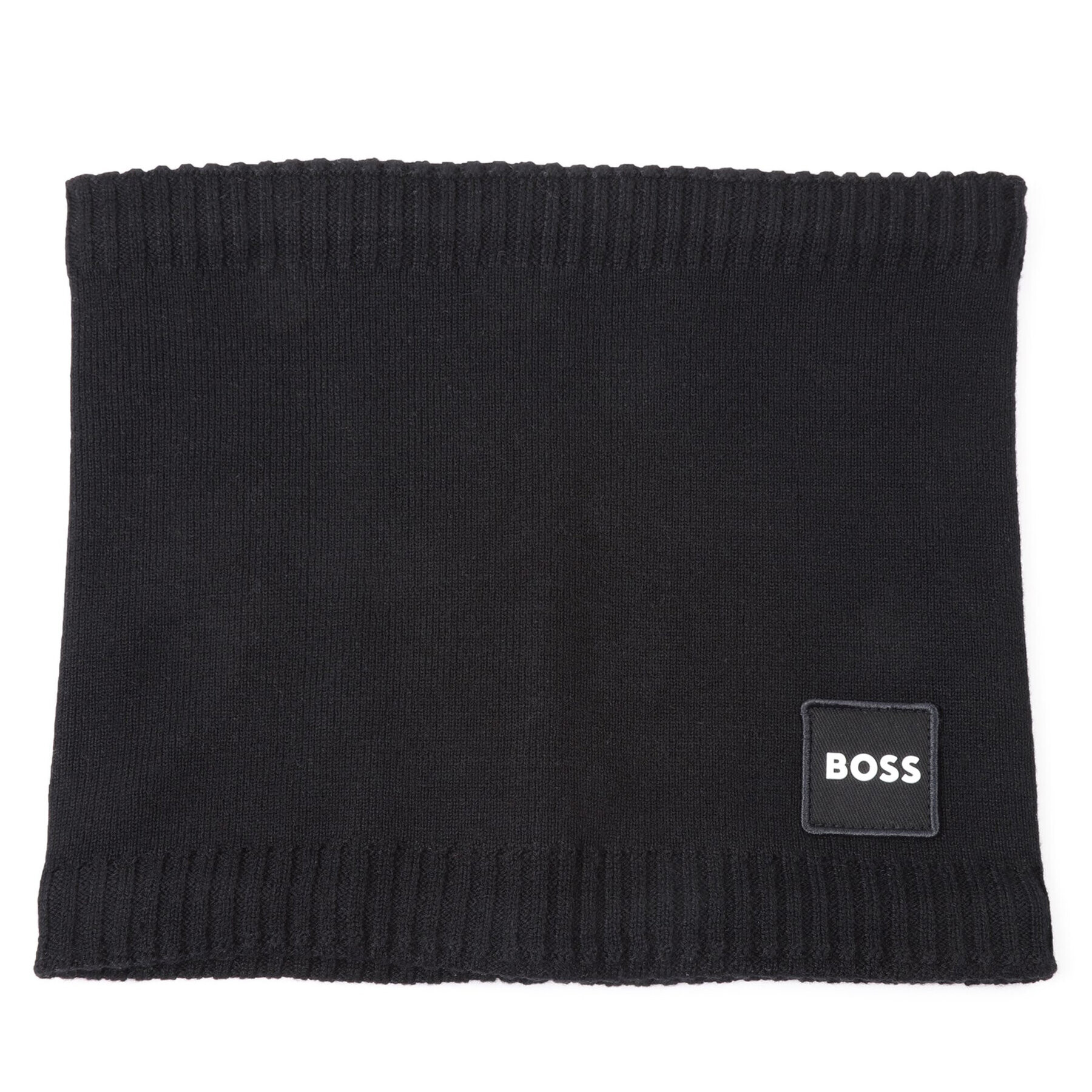 Boss Fular tip guler J21292 D Negru - Pled.ro