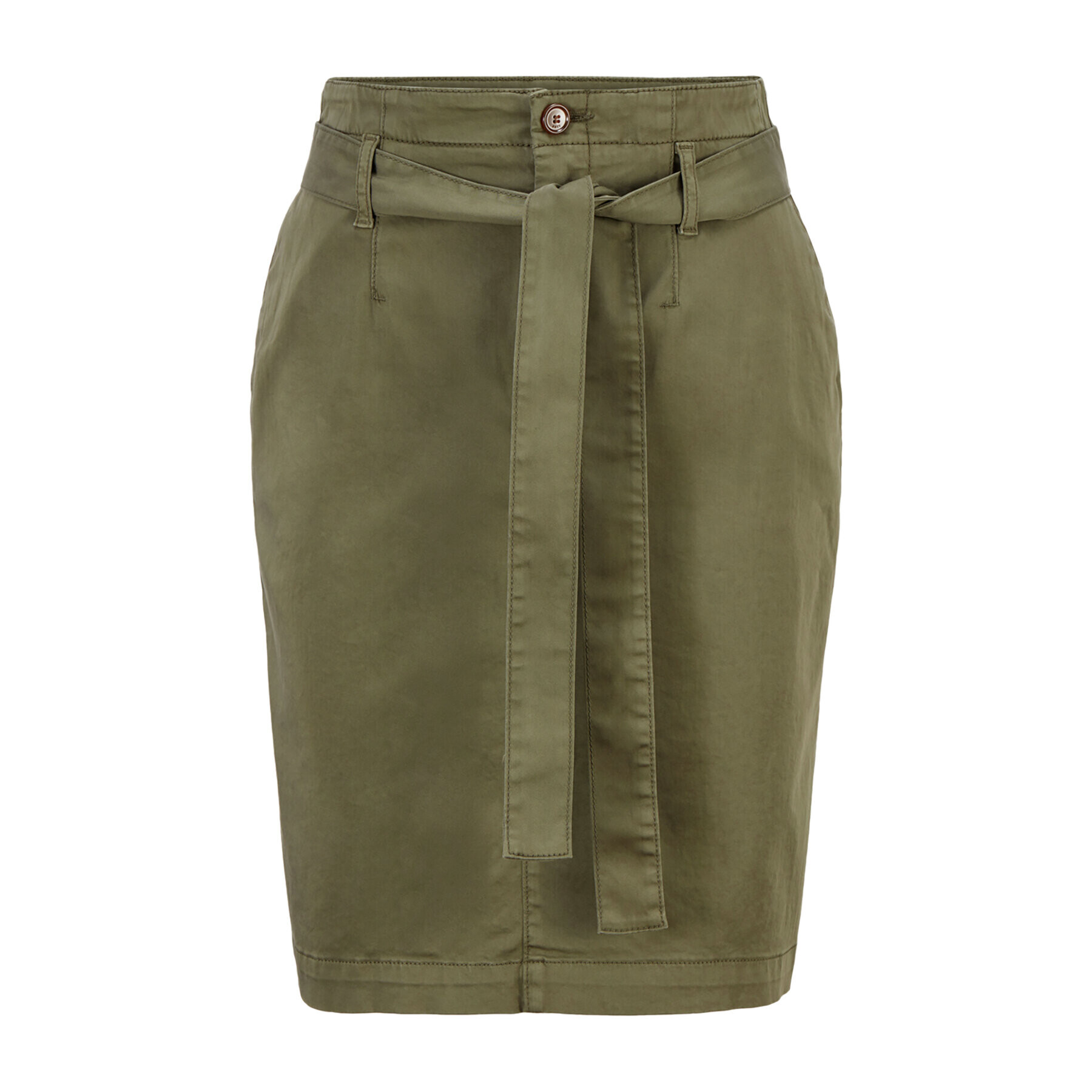 Boss Fustă mini C_Virella-D 50454549 Verde Regular Fit - Pled.ro