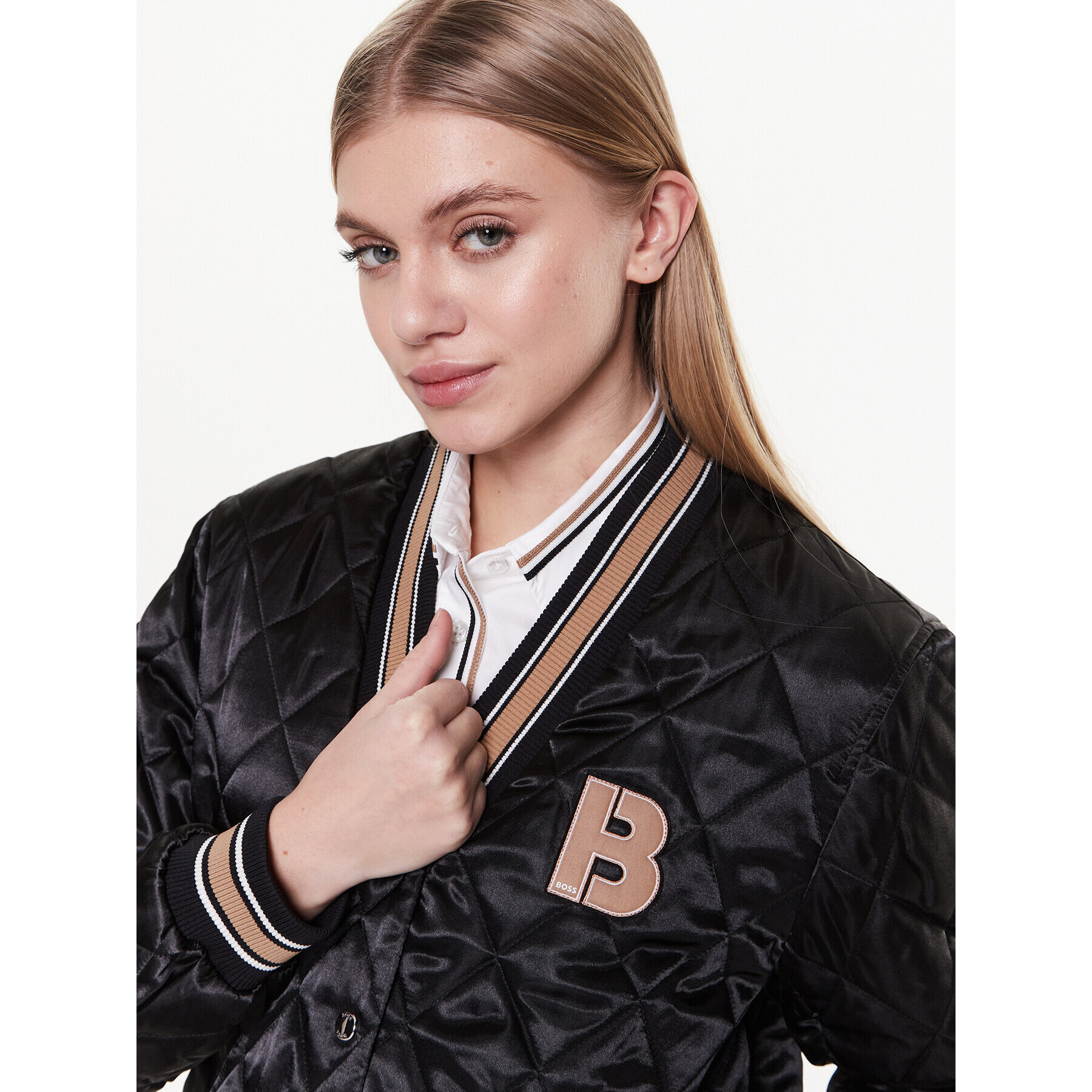 Boss Geacă bomber Jesata 50483747 Negru Oversize - Pled.ro