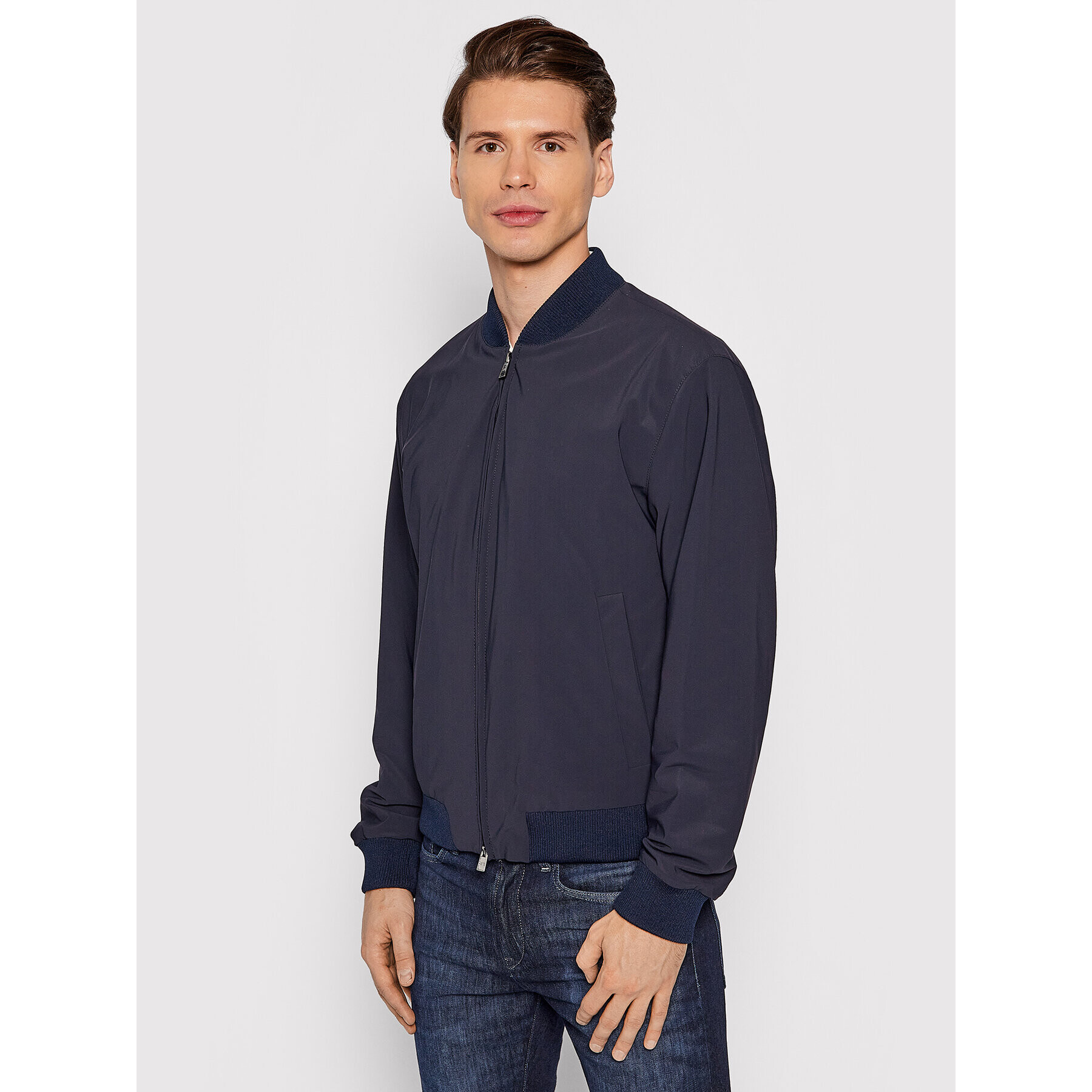 Boss Geacă bomber Nolwin1 50453801 Bleumarin Regular Fit - Pled.ro