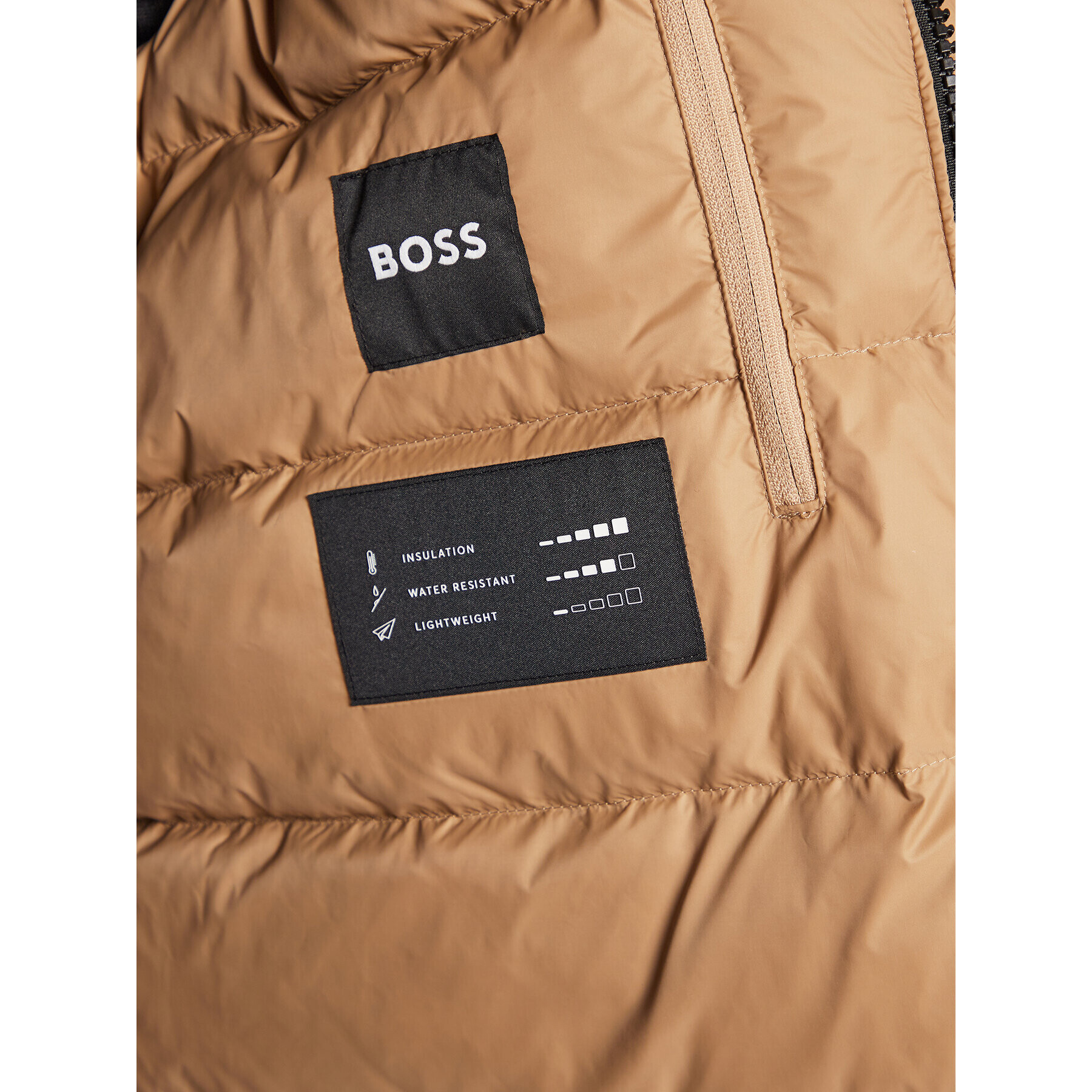 Boss Geacă de iarnă Donstantini 50476899 Bej Regular Fit - Pled.ro