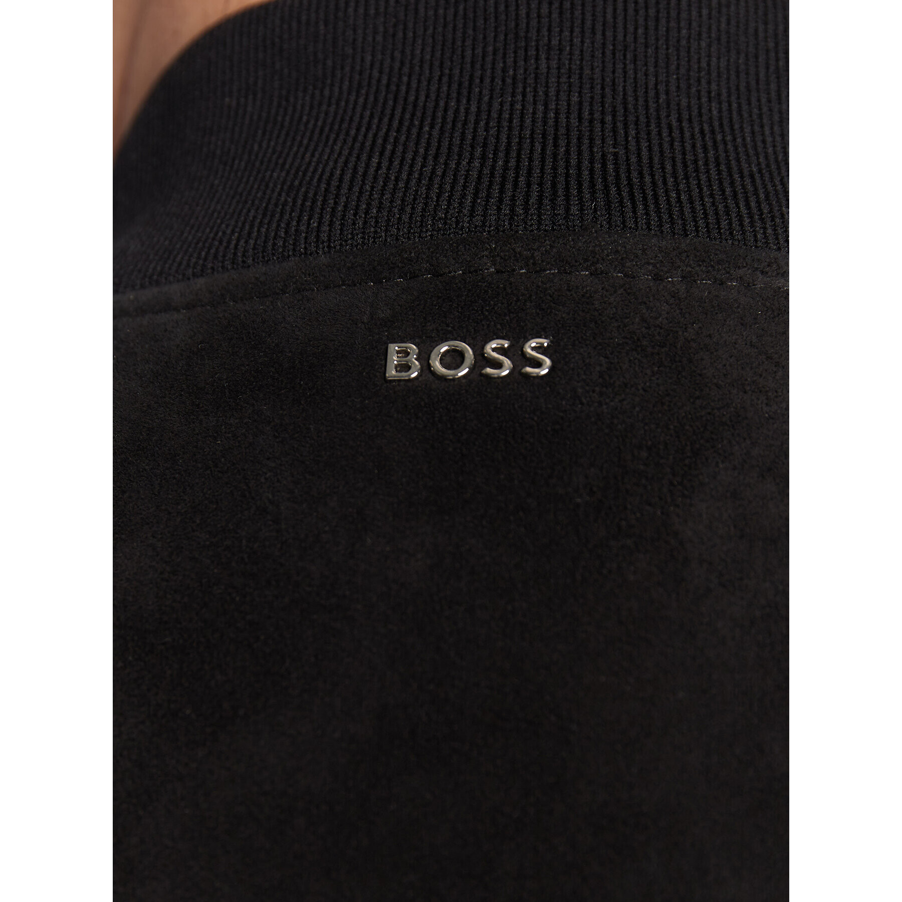 Boss Geacă de piele Malbano 50476544 Negru Regular Fit - Pled.ro