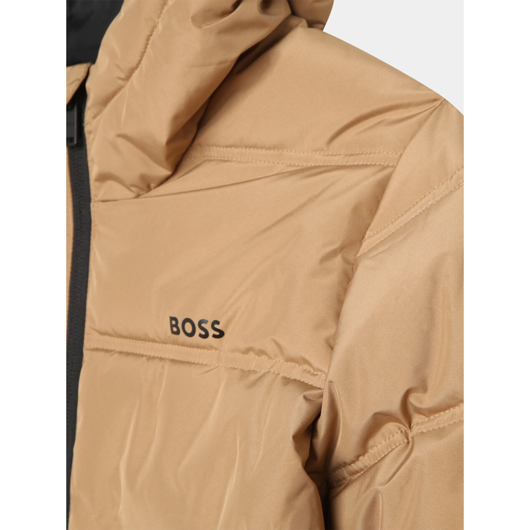 Boss Geacă din puf J26518 D Bej Regular Fit - Pled.ro