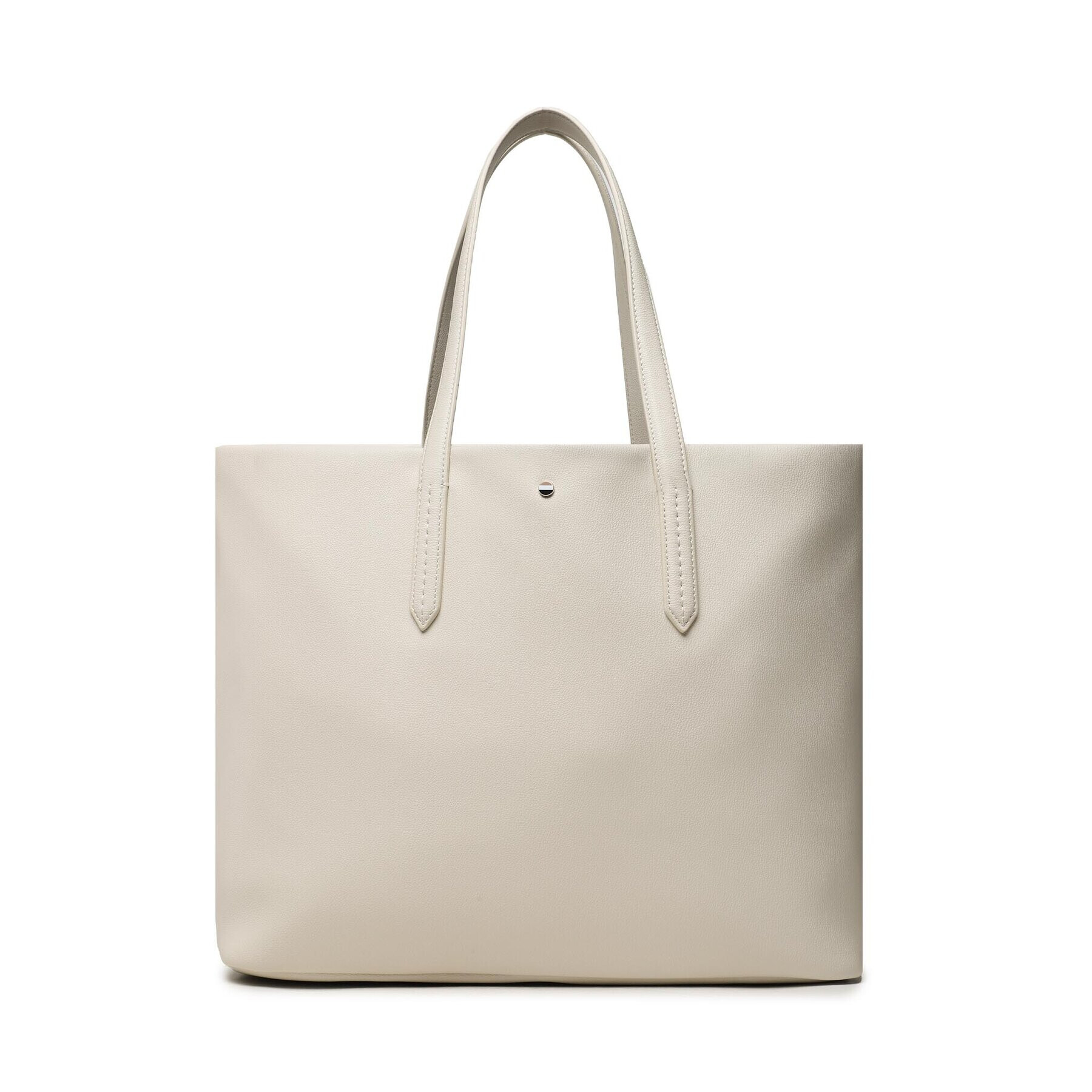 Boss Geantă Addison Shopper-Lg 50492674 Écru - Pled.ro