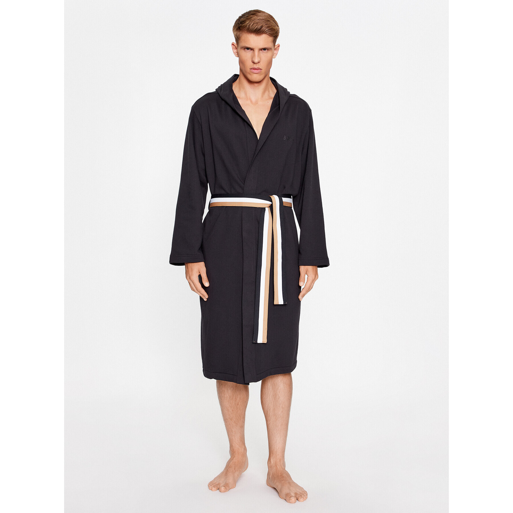 Boss Halat Iconic F. Terry Robe 50503142 Negru - Pled.ro