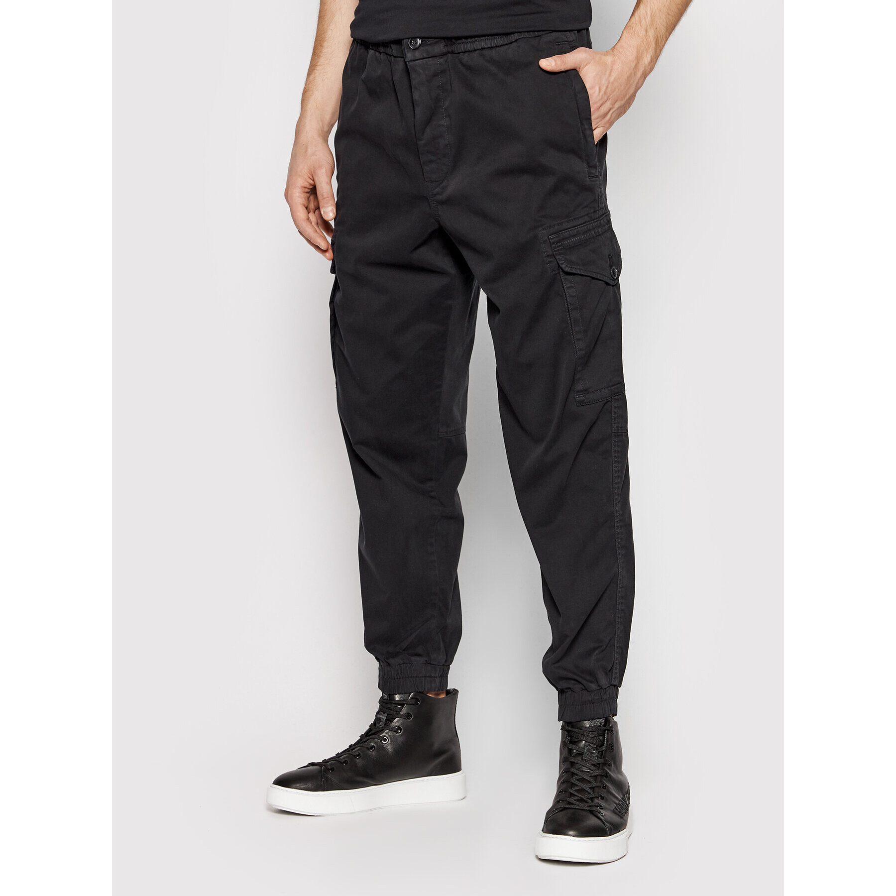 Boss Joggers Seiland 50456791 Negru Relaxed Fit - Pled.ro