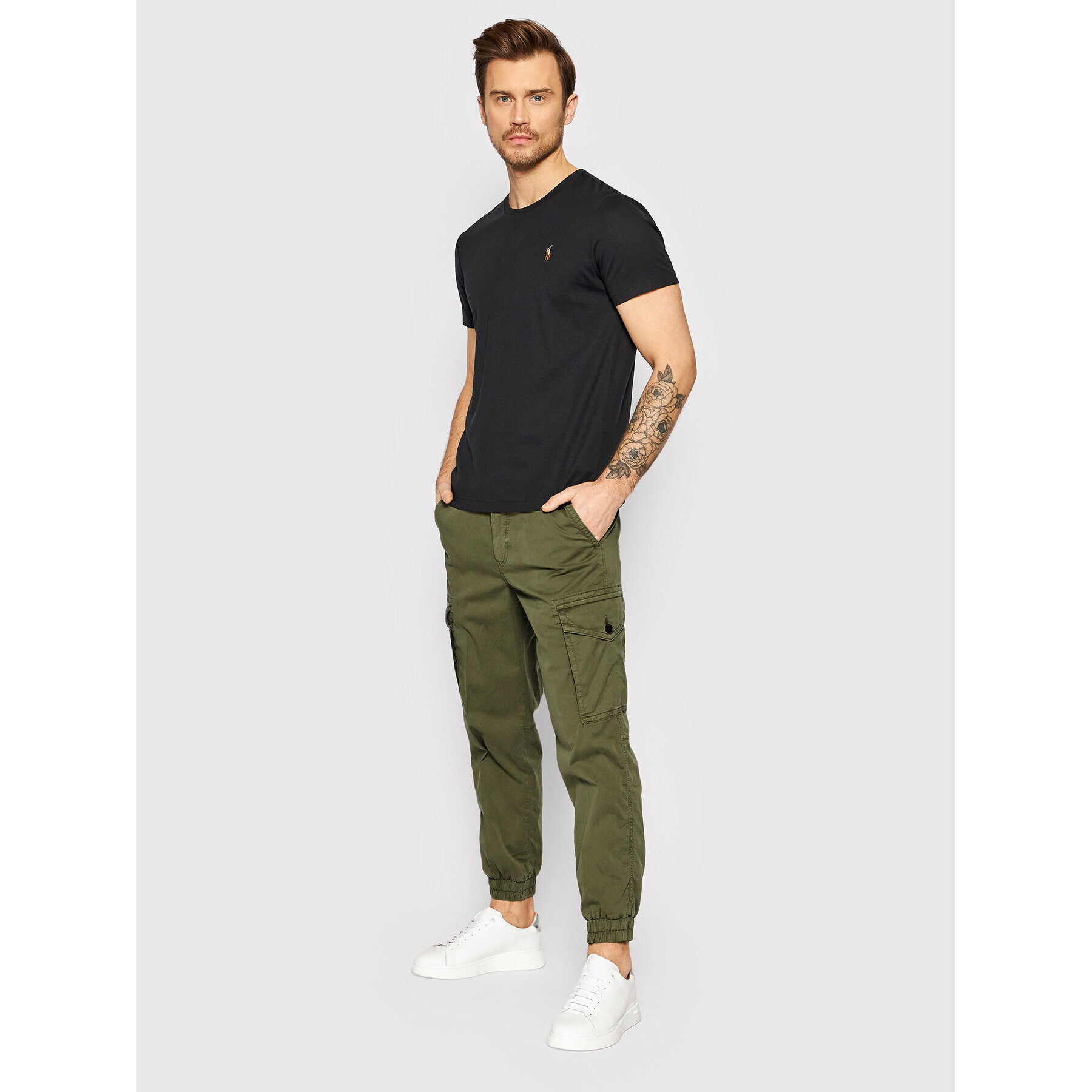 Boss Joggers Seiland1 50467997 Verde Relaxed Fit - Pled.ro