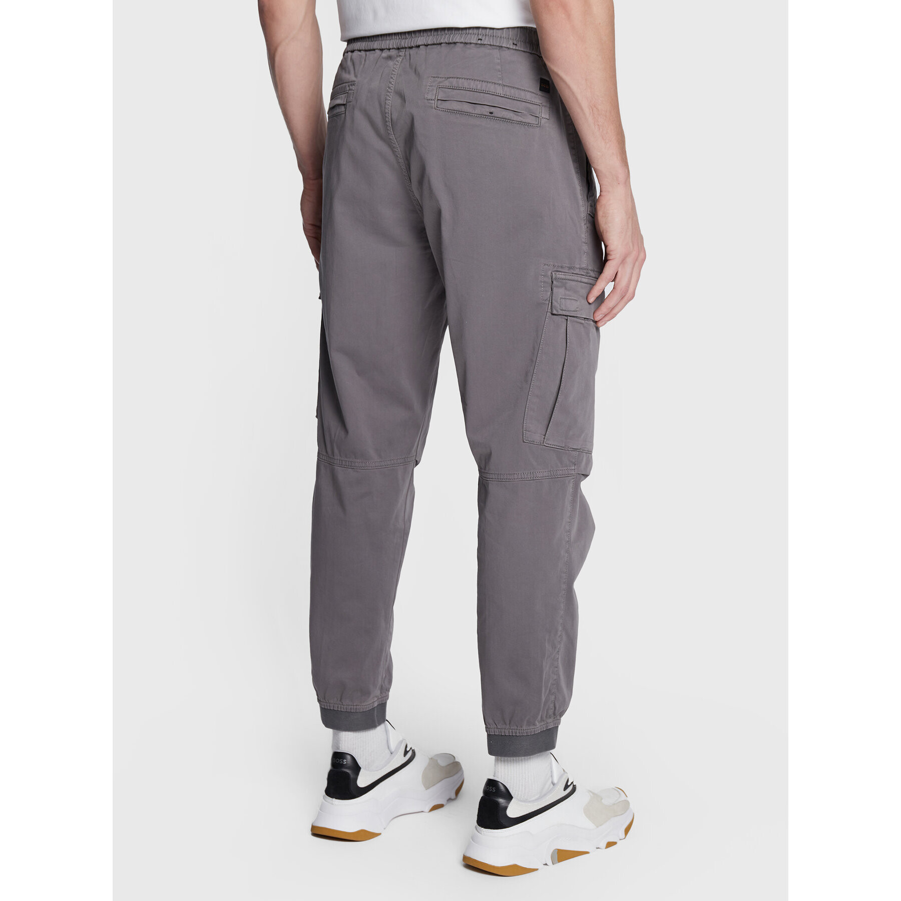 Boss Joggers Sisla 50477715 Gri Relaxed Fit - Pled.ro