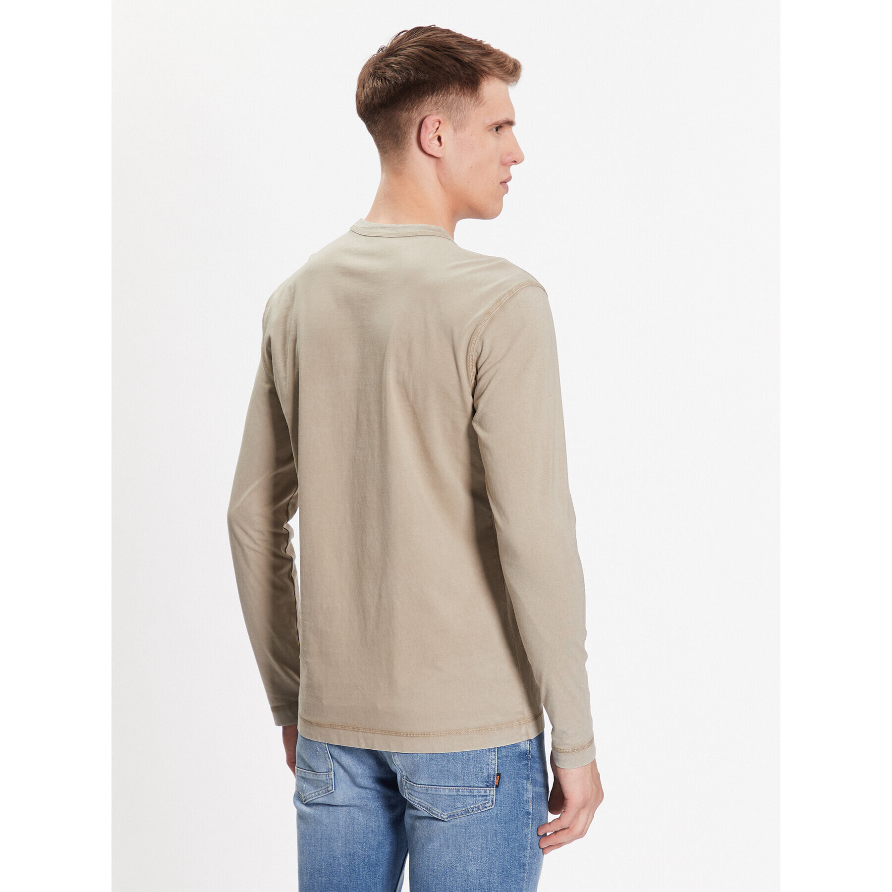 Boss Longsleeve 50477451 Bej Regular Fit - Pled.ro