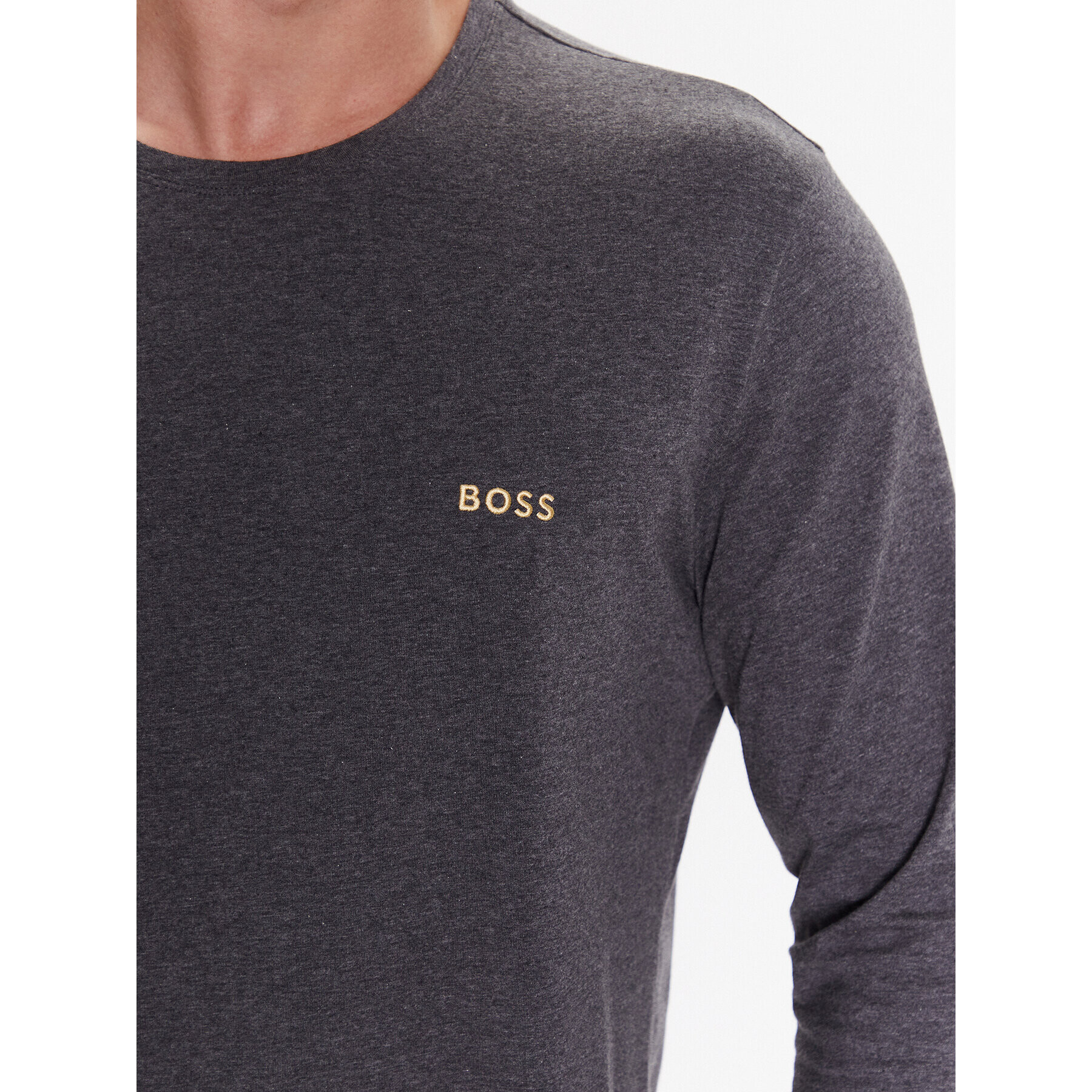 Boss Longsleeve 50480541 Gri Regular Fit - Pled.ro