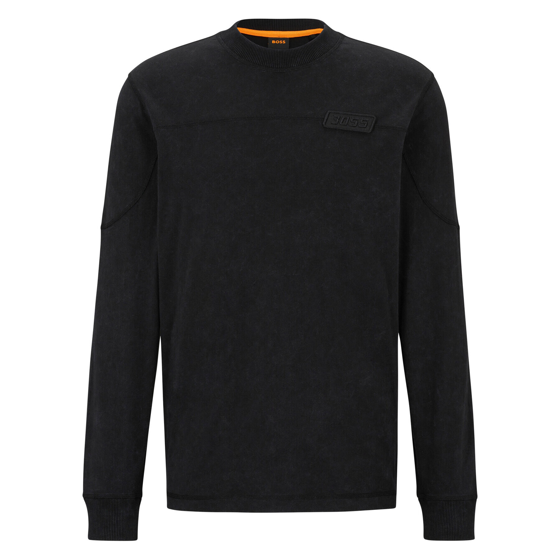 Boss Longsleeve 50495386 Negru Relaxed Fit - Pled.ro