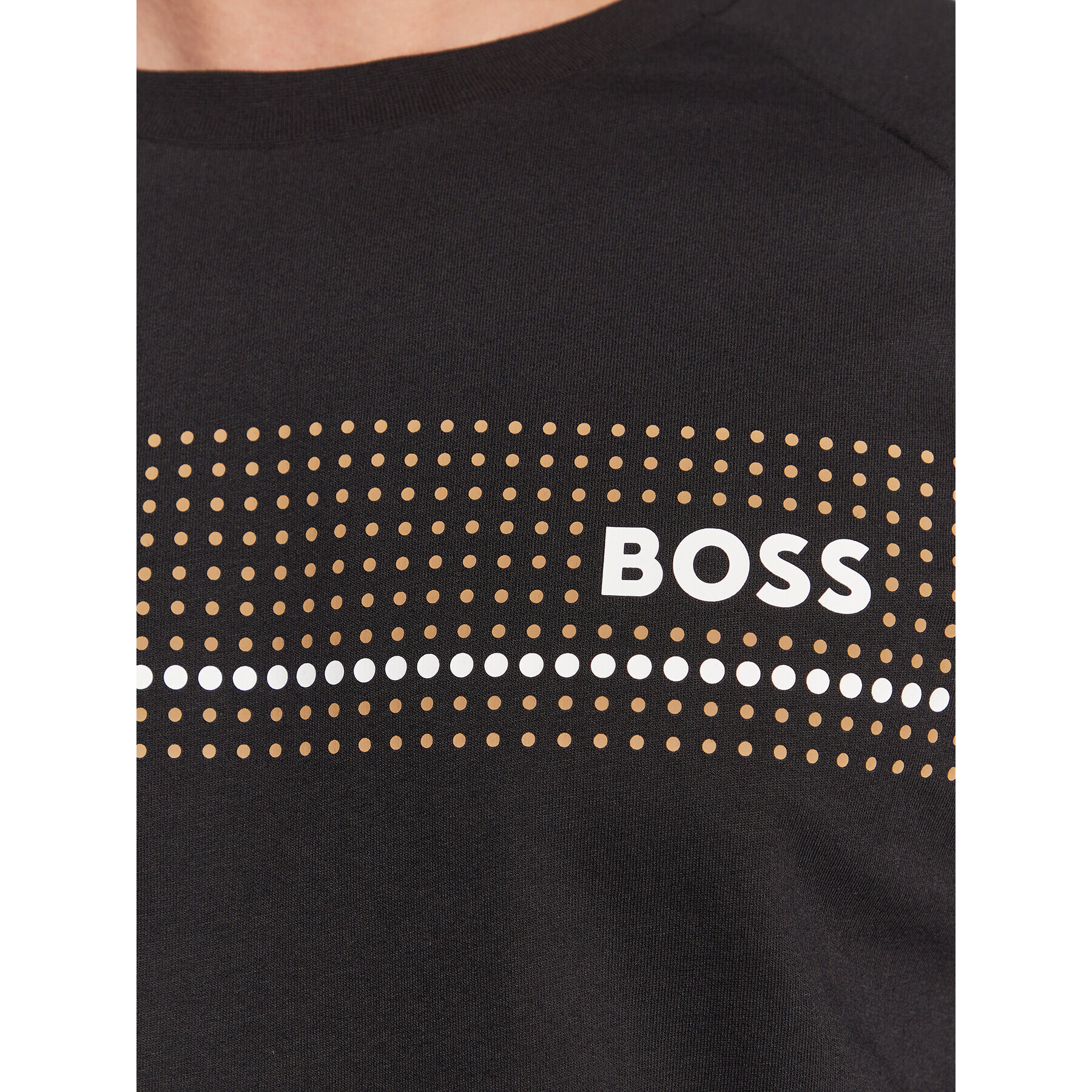 Boss Bluză Authentic 50485952 Negru Regular Fit - Pled.ro