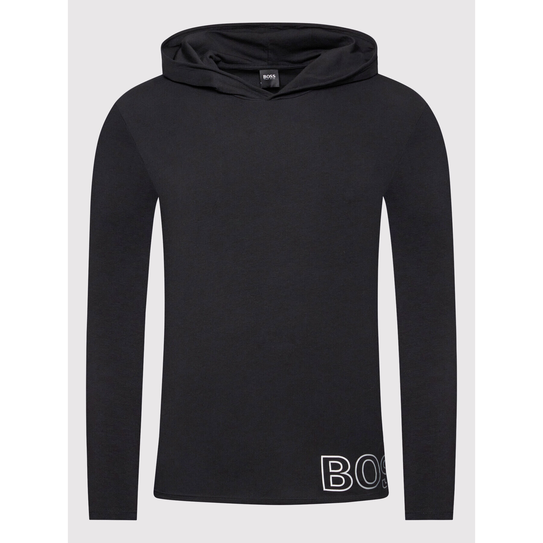 Boss Longsleeve Identity 50463496 Negru Regular Fit - Pled.ro