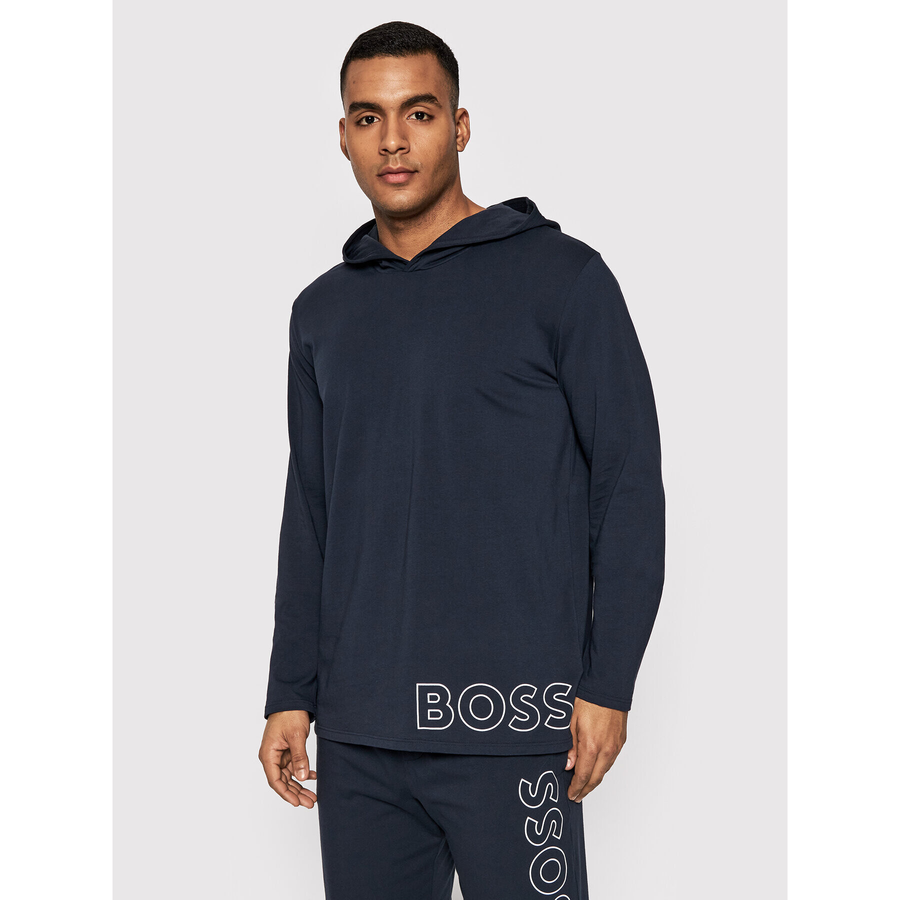 Boss Longsleeve Identity 50465557 Bleumarin Regular Fit - Pled.ro