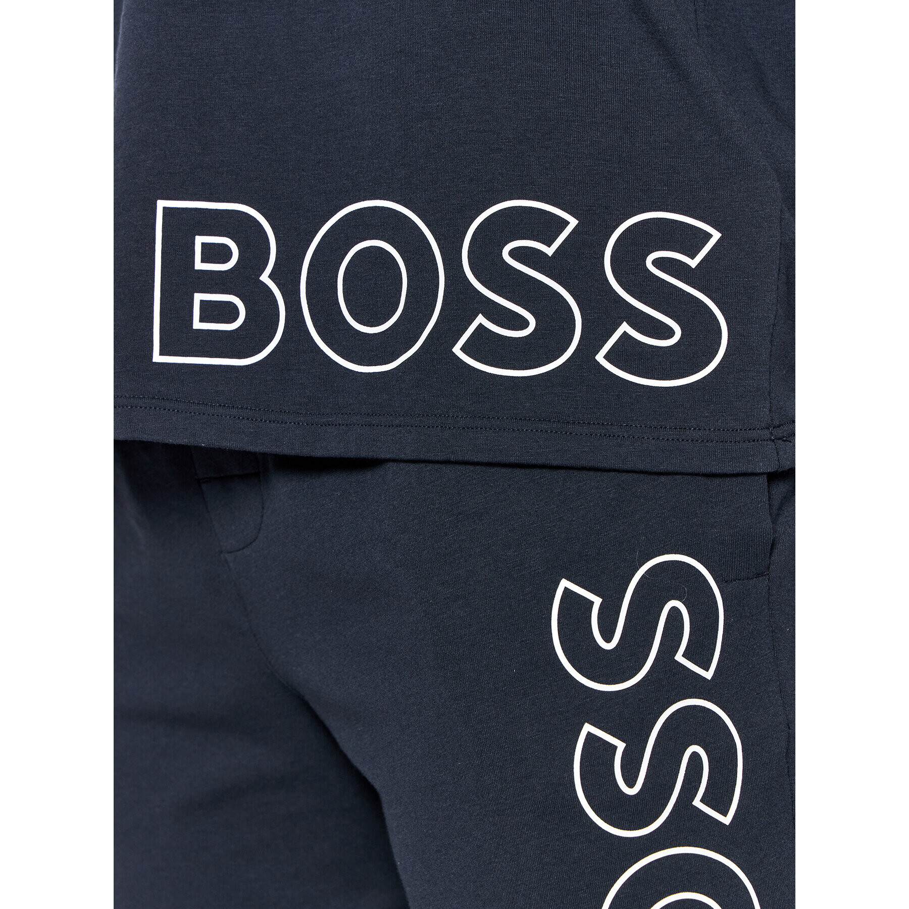 Boss Longsleeve Identity 50465557 Bleumarin Regular Fit - Pled.ro