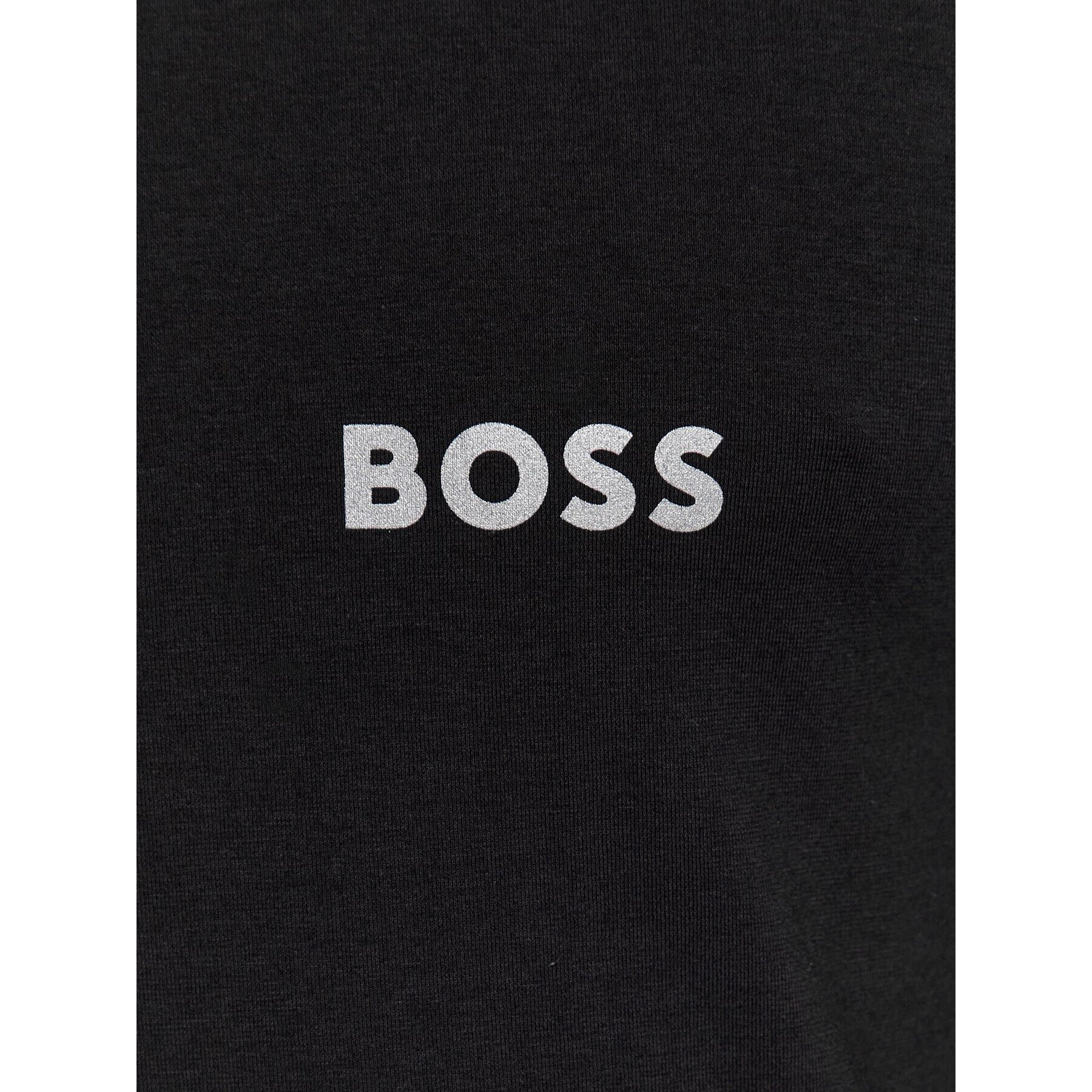 Boss Longsleeve Ls-Shirt Rn Infinity 50499357 Negru Slim Fit - Pled.ro