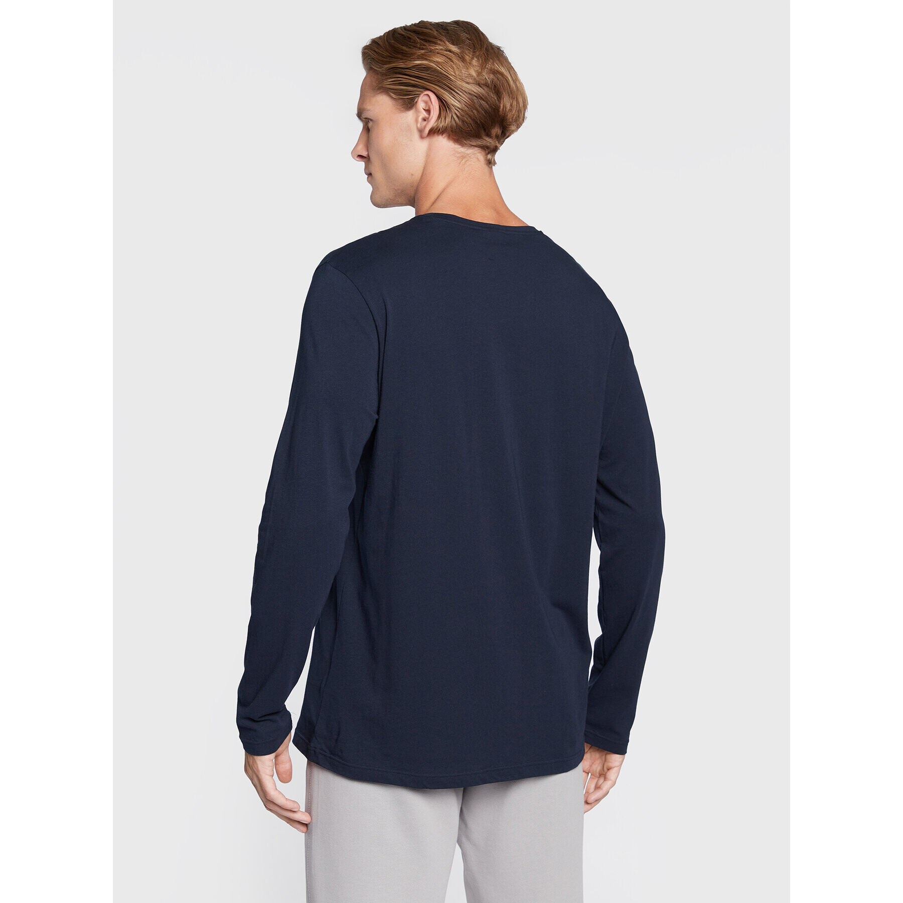 Boss Longsleeve Mix&Match 50480541 Bleumarin Regular Fit - Pled.ro