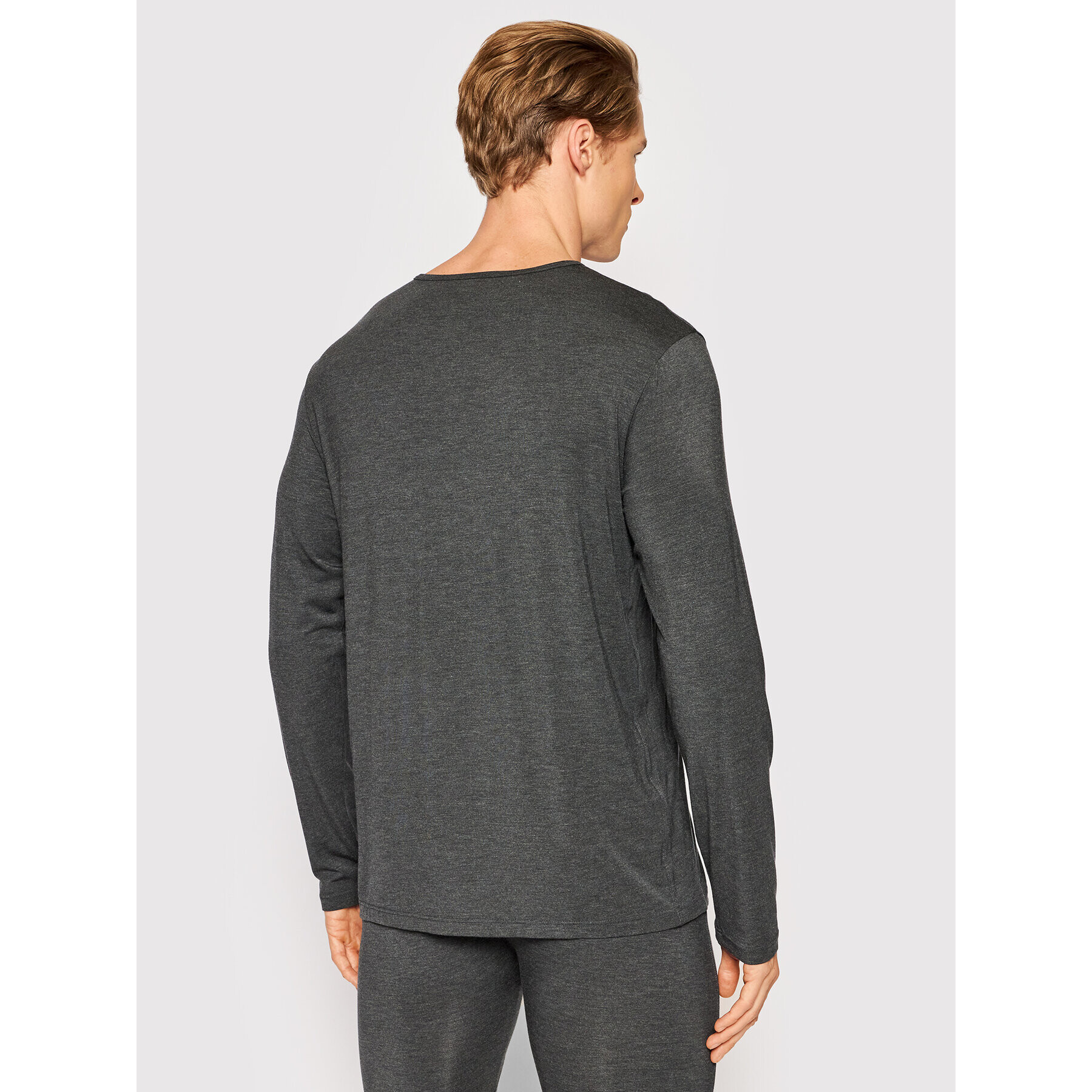 Boss Longsleeve RN Thermal + 50462448 Gri Slim Fit - Pled.ro