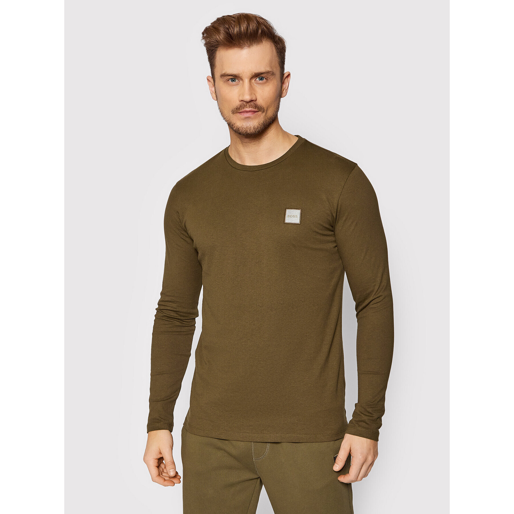 Boss Longsleeve Tacks 1 50462772 Verde Regular Fit - Pled.ro