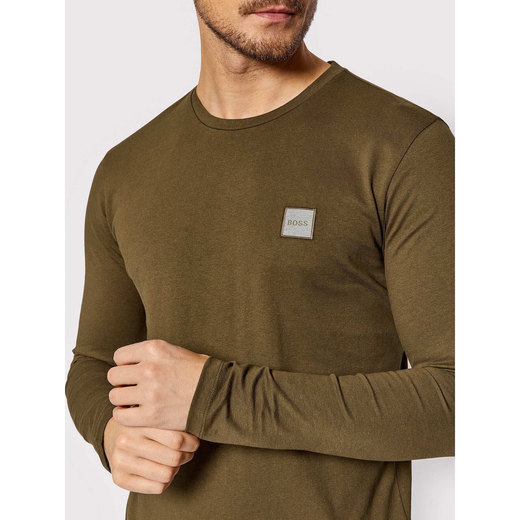 Boss Longsleeve Tacks 1 50462772 Verde Regular Fit - Pled.ro