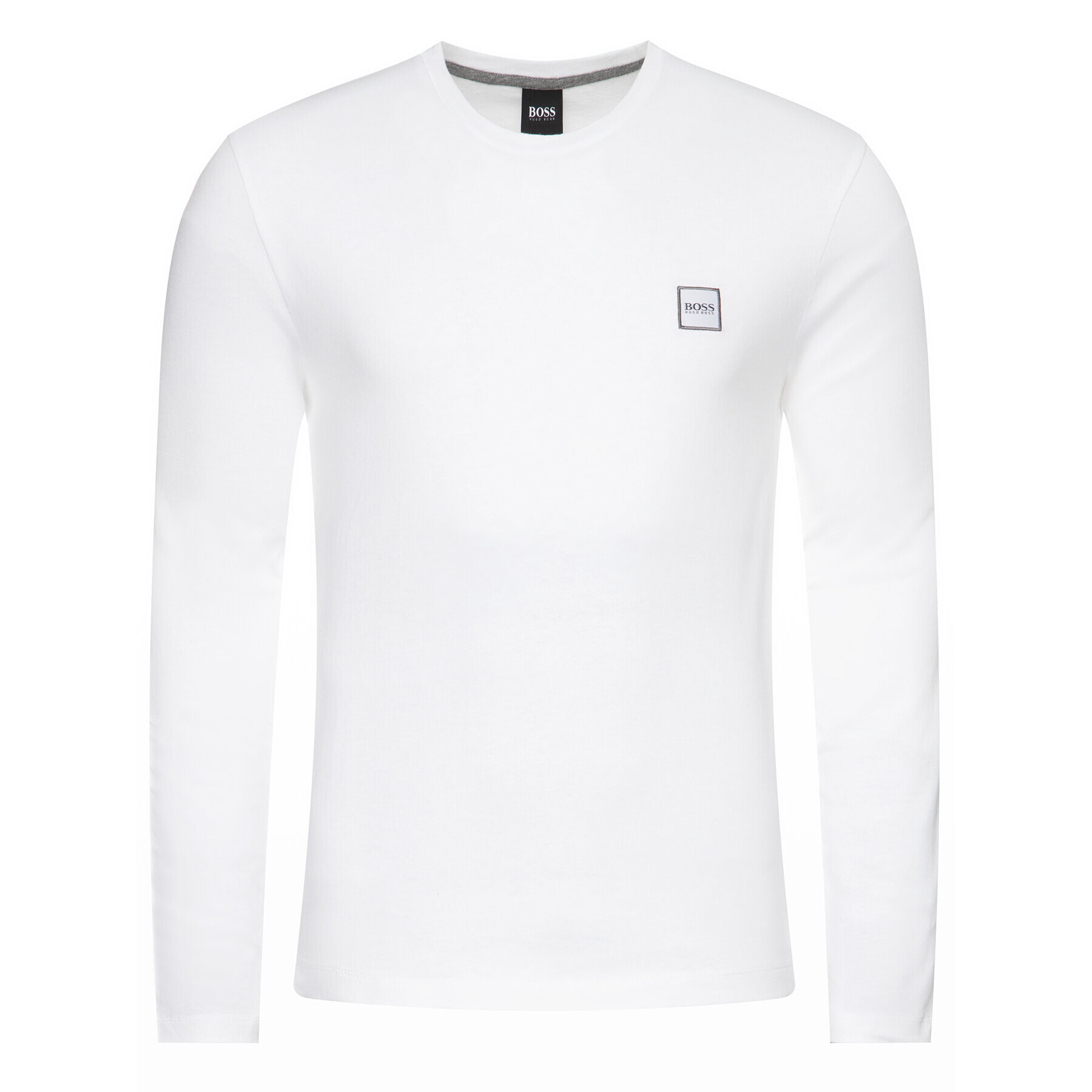 Boss Longsleeve Tacks 50393629 Alb Regular Fit - Pled.ro