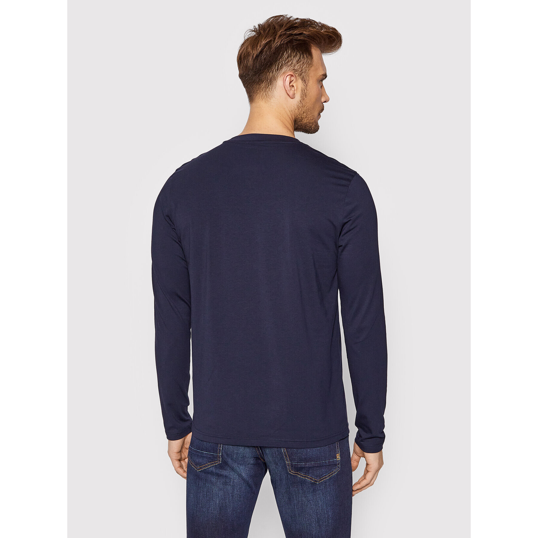 Boss Longsleeve Tchark 1 50462807 Bleumarin Regular Fit - Pled.ro