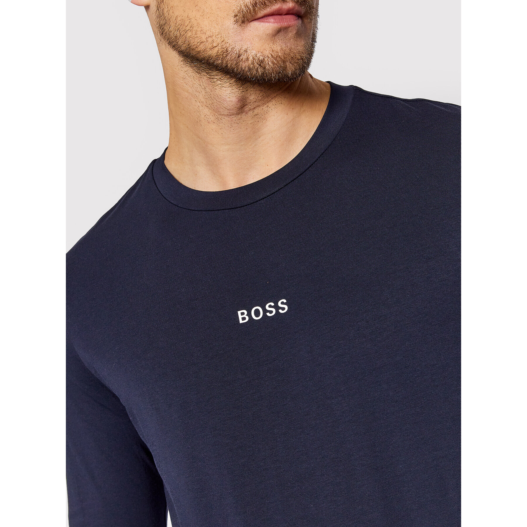 Boss Longsleeve Tchark 1 50462807 Bleumarin Regular Fit - Pled.ro