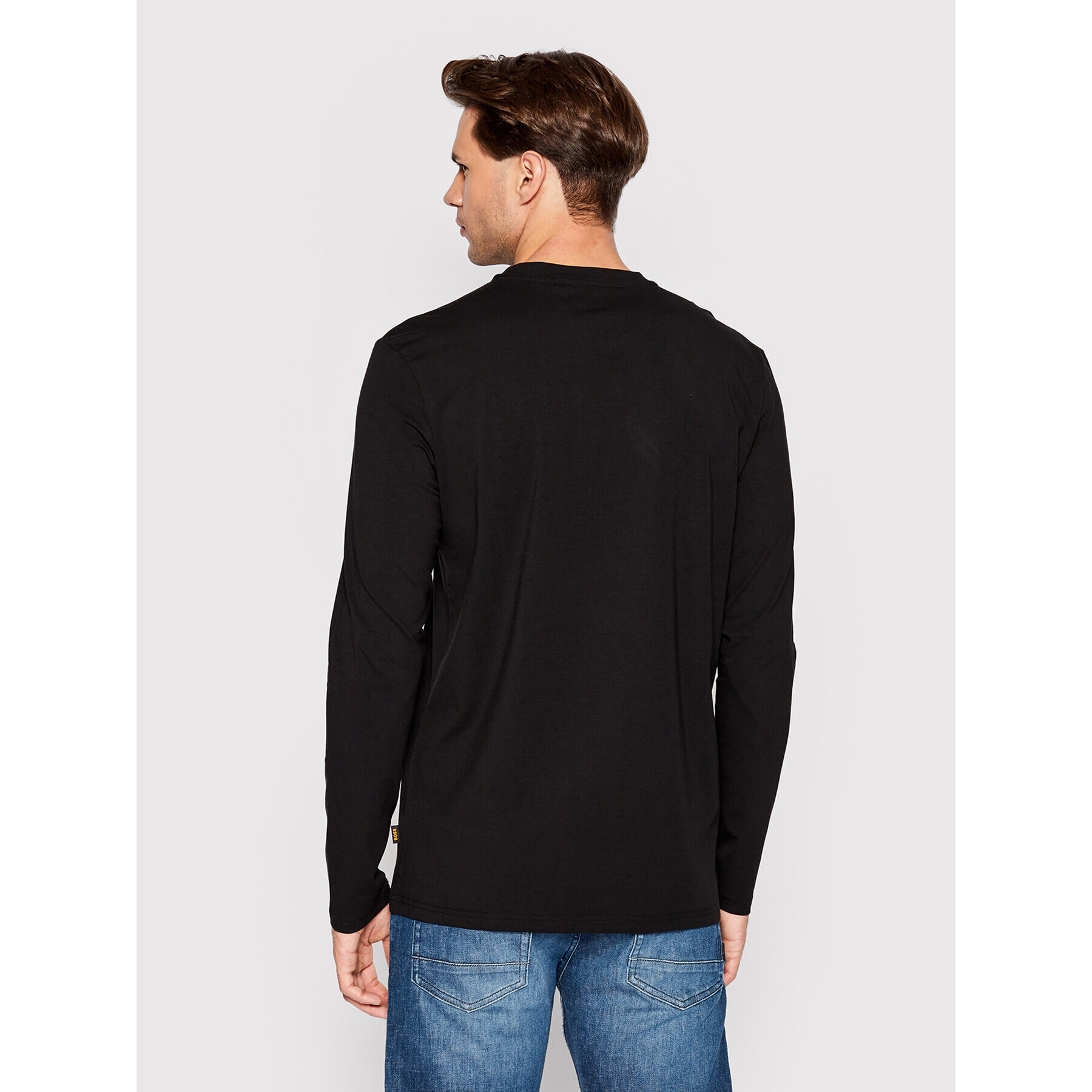 Boss Longsleeve Tchark 50473286 Negru Regular Fit - Pled.ro