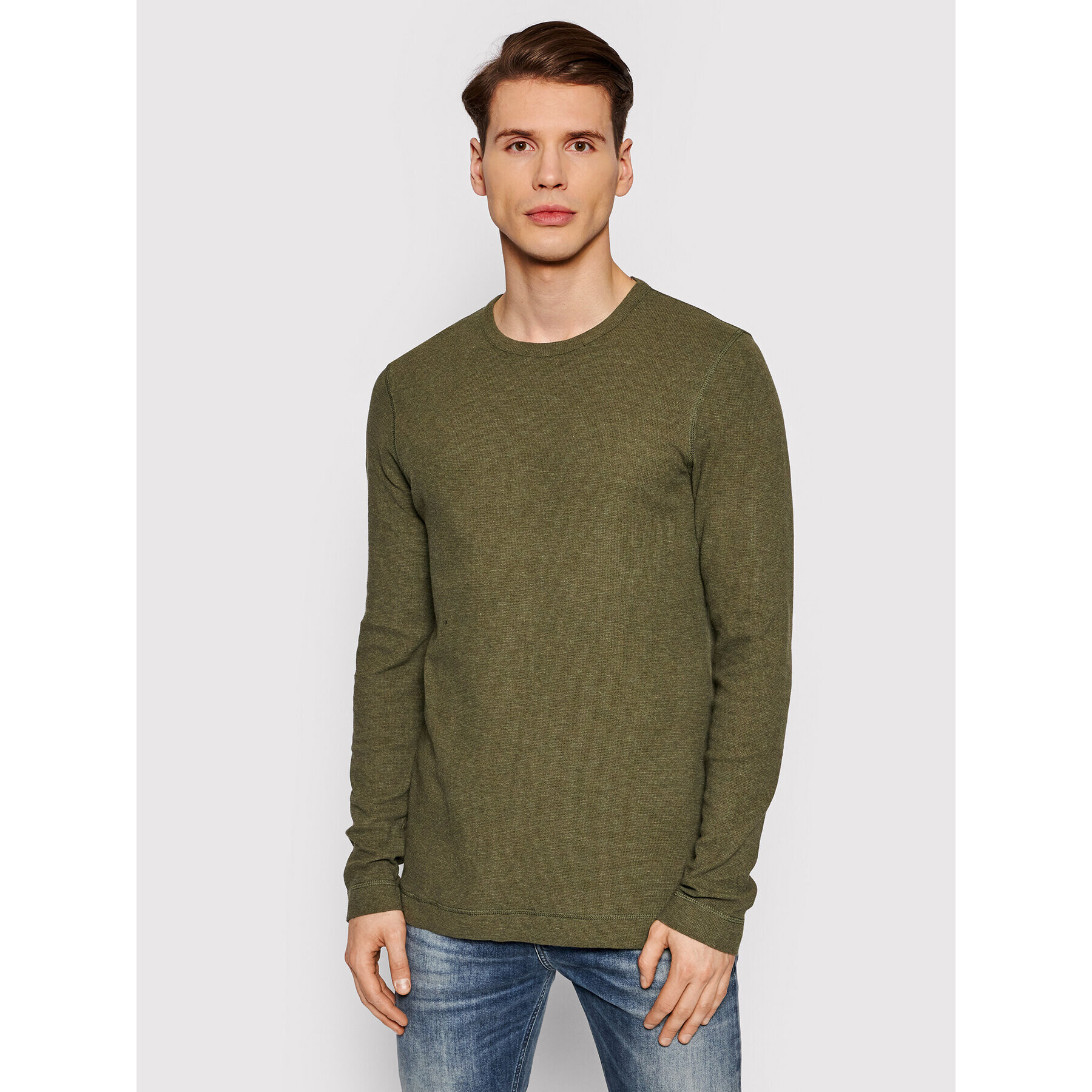 Boss Longsleeve Tempest 1 50462773 Verde Slim Fit - Pled.ro