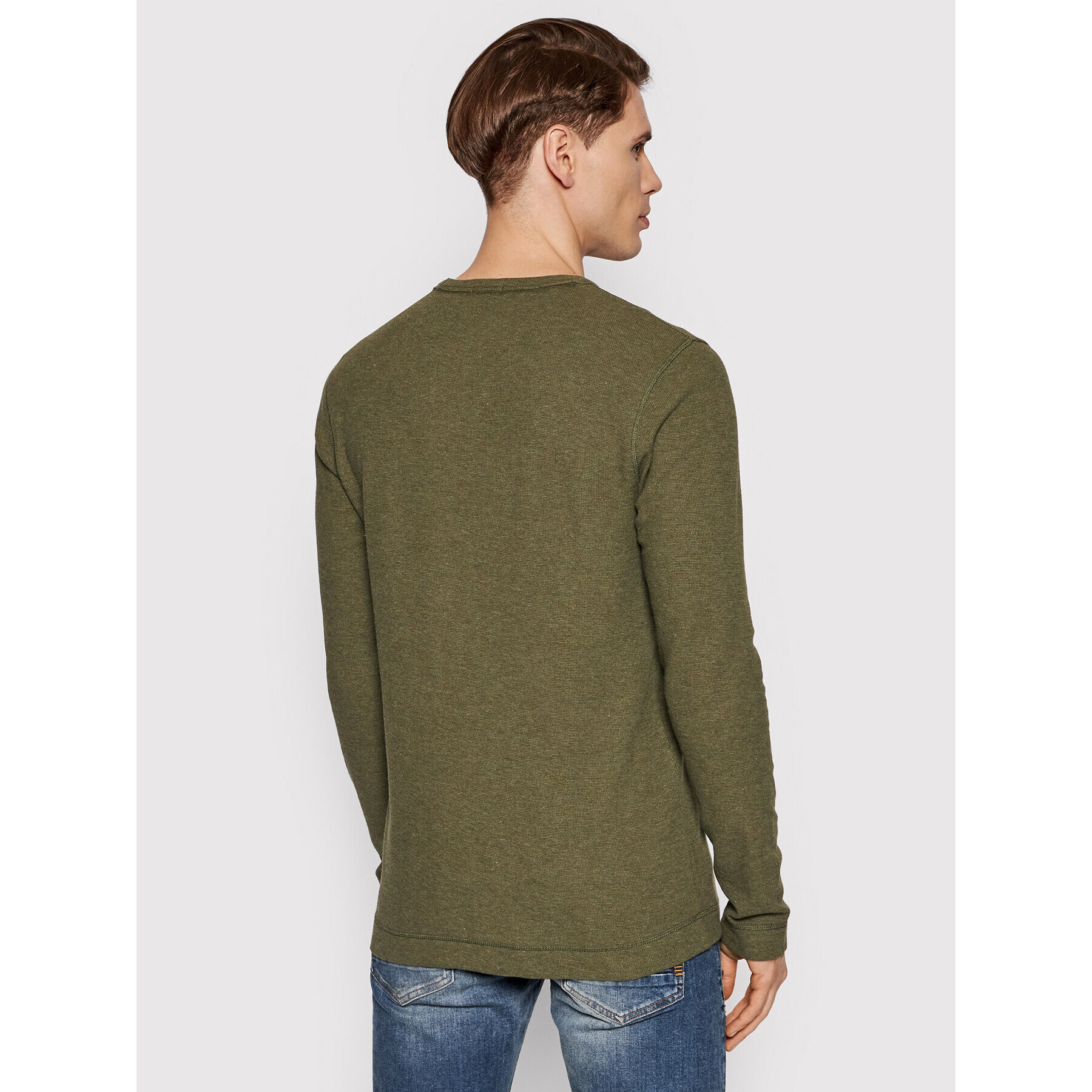 Boss Longsleeve Tempest 1 50462773 Verde Slim Fit - Pled.ro