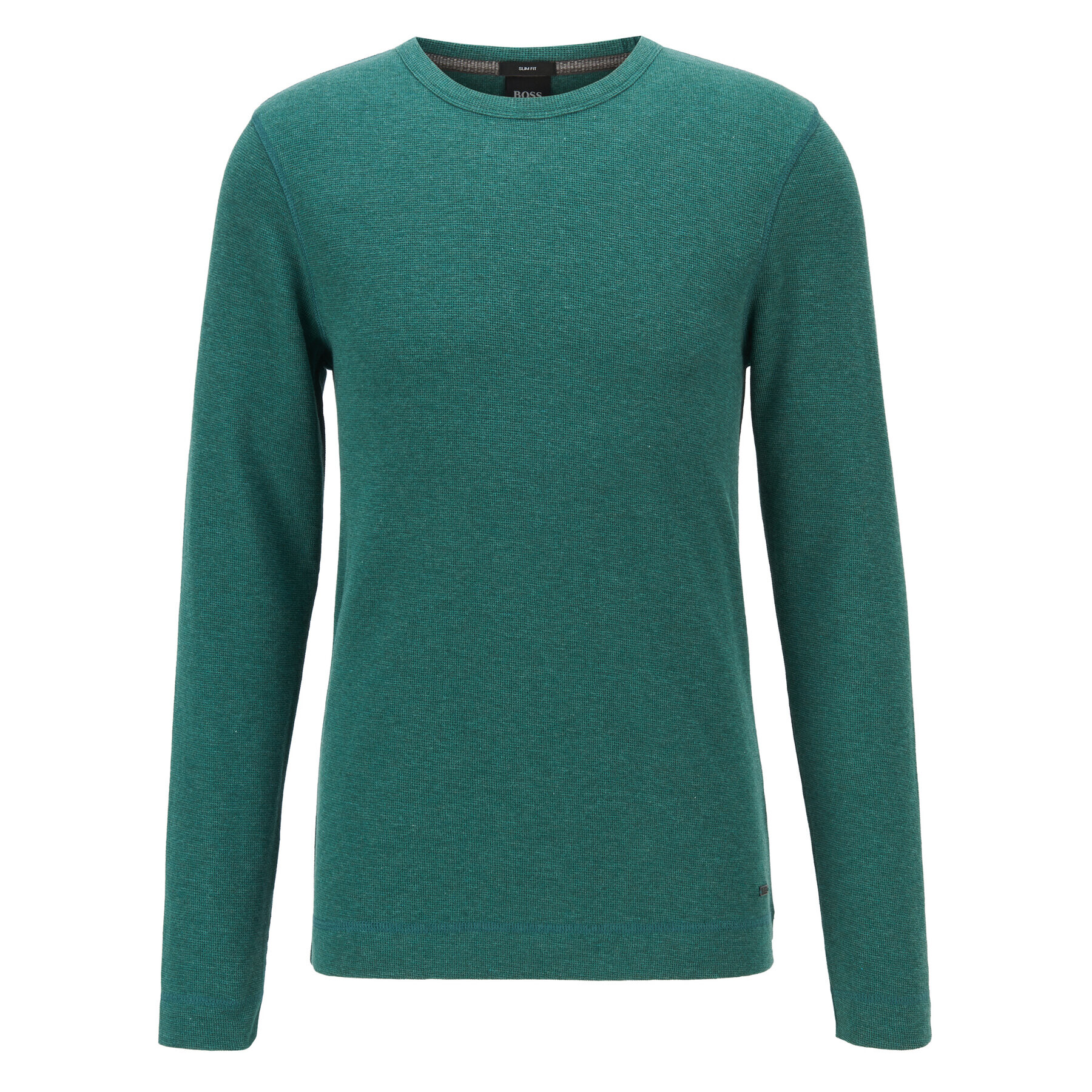 Boss Longsleeve Tempest 50401846 Verde Slim Fit - Pled.ro