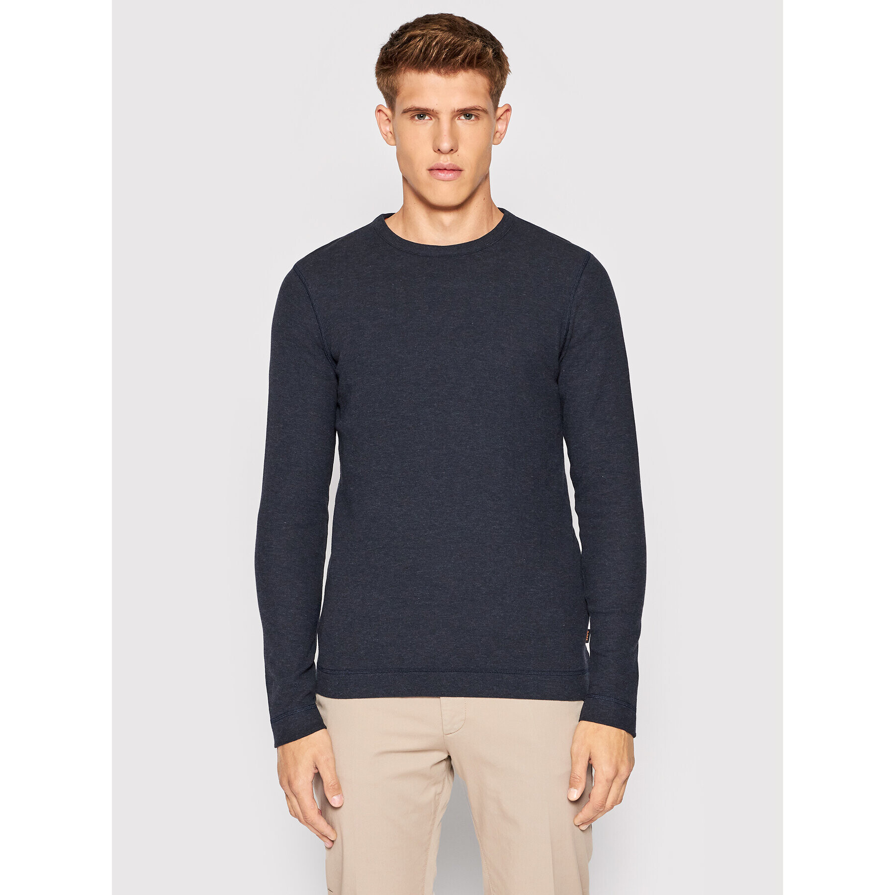 Boss Longsleeve Tempest 50472309 Bleumarin Slim Fit - Pled.ro