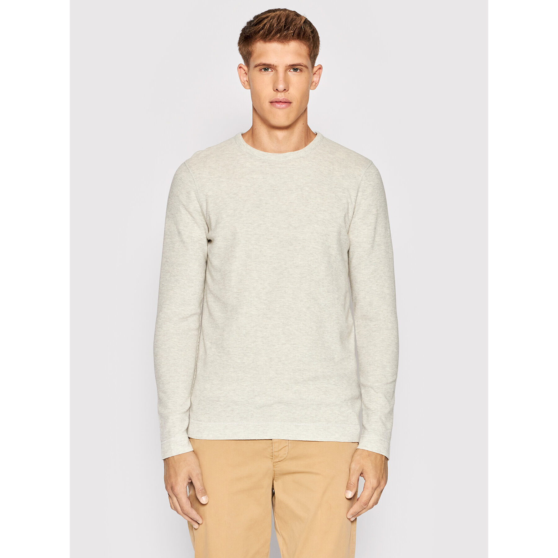 Boss Longsleeve Tempest 50472309 Gri Slim Fit - Pled.ro