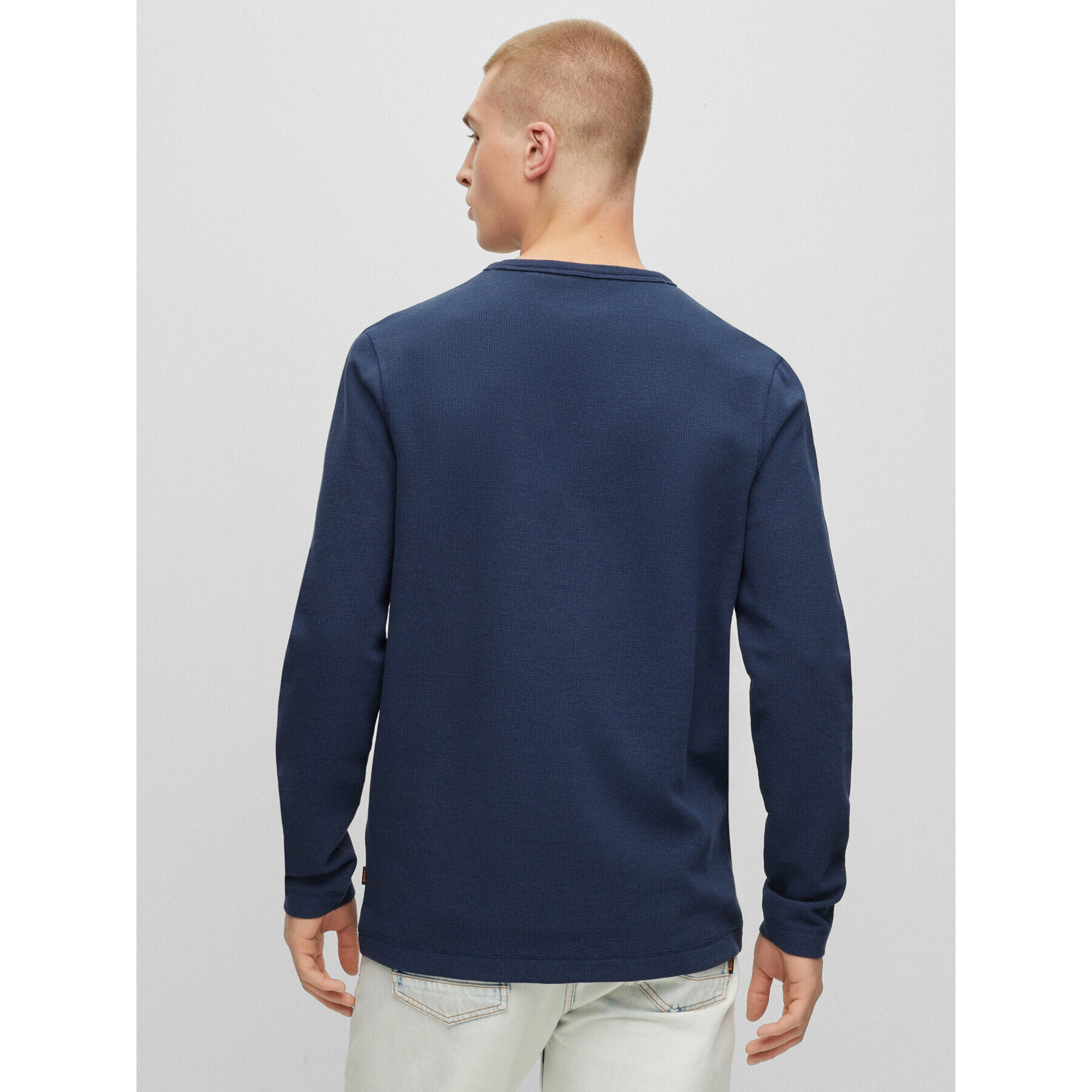 Boss Longsleeve Tempesto 50487131 Bleumarin Regular Fit - Pled.ro