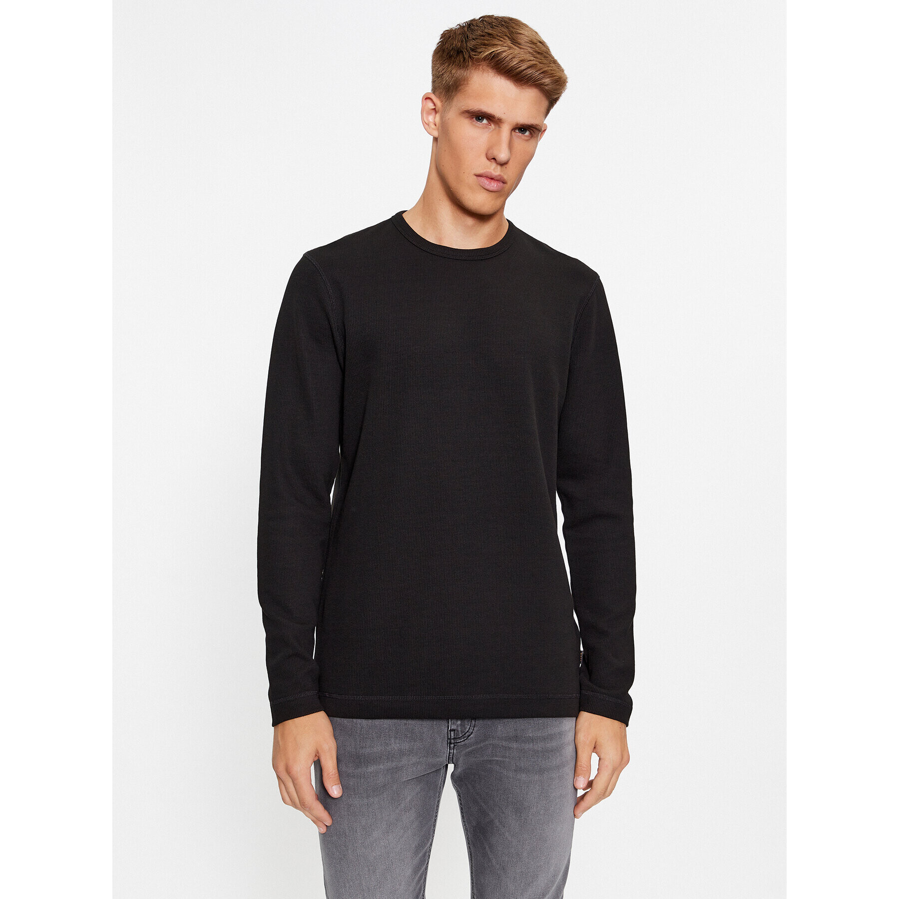 Boss Longsleeve Tempesto 50487131 Negru Regular Fit - Pled.ro