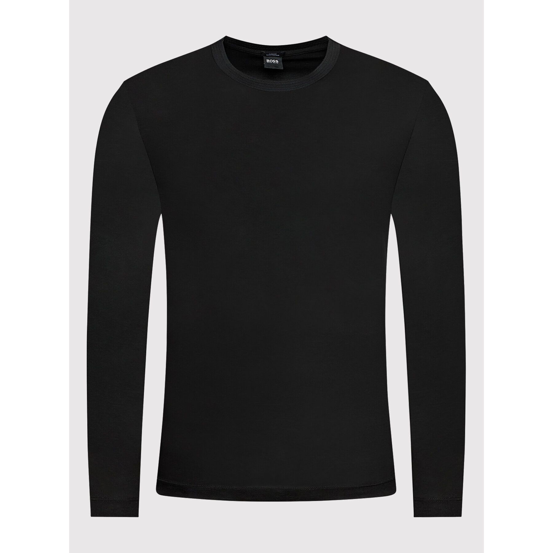 Boss Longsleeve Tenison 33 50458155 Negru Slim Fit - Pled.ro