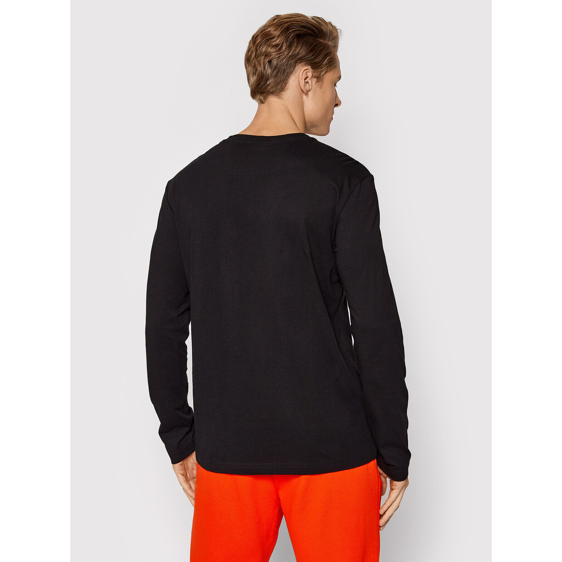 Boss Longsleeve Togn 1 50455765 Negru Regular Fit - Pled.ro