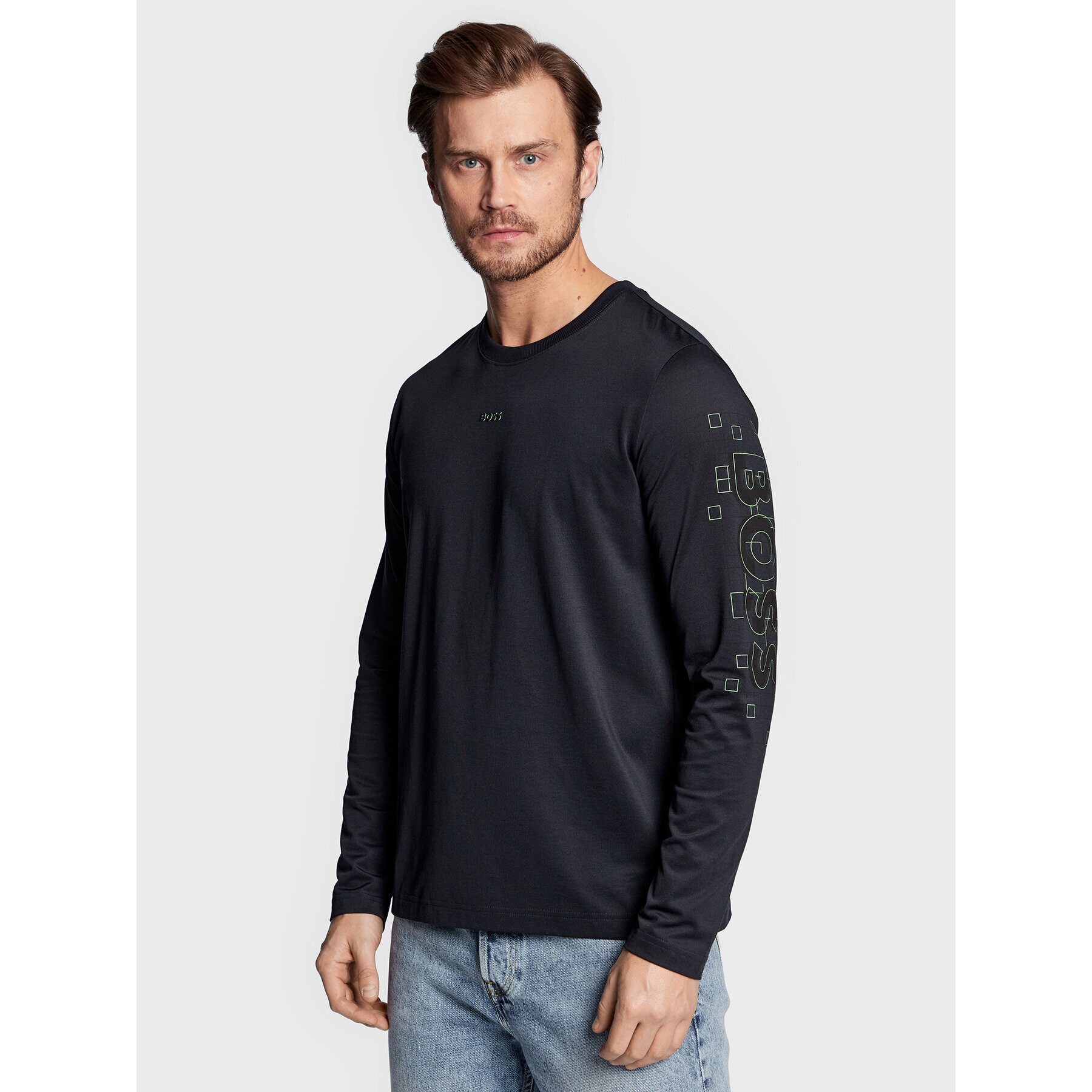 Boss Longsleeve Togn 1 50477242 Bleumarin Regular Fit - Pled.ro