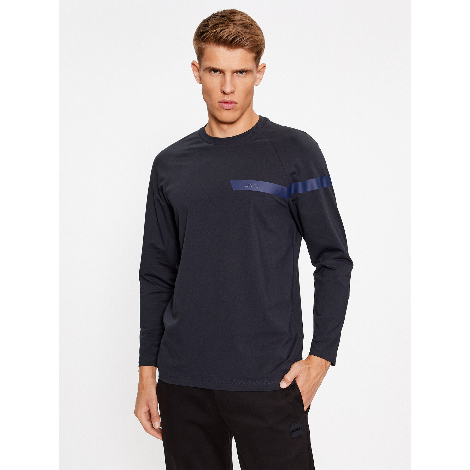 Boss Longsleeve Togn 1 50501228 Bleumarin Regular Fit - Pled.ro