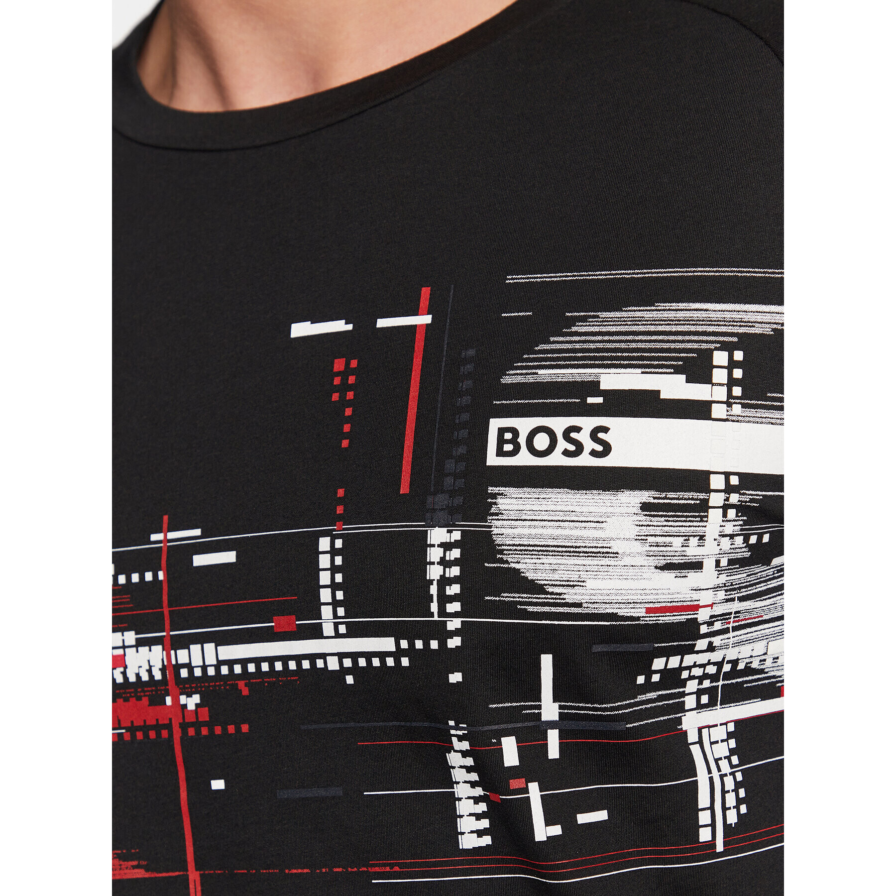 Boss Longsleeve Togn 2 50483770 Negru Regular Fit - Pled.ro