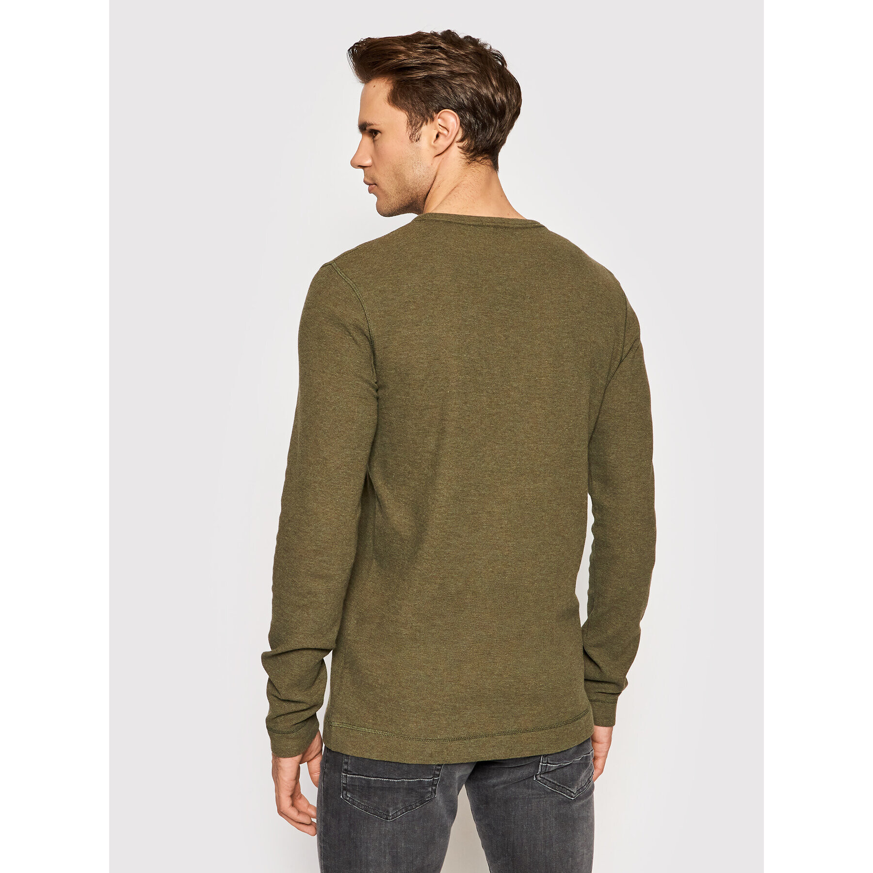 Boss Longsleeve Trix 1 50462821 Verde Slim Fit - Pled.ro